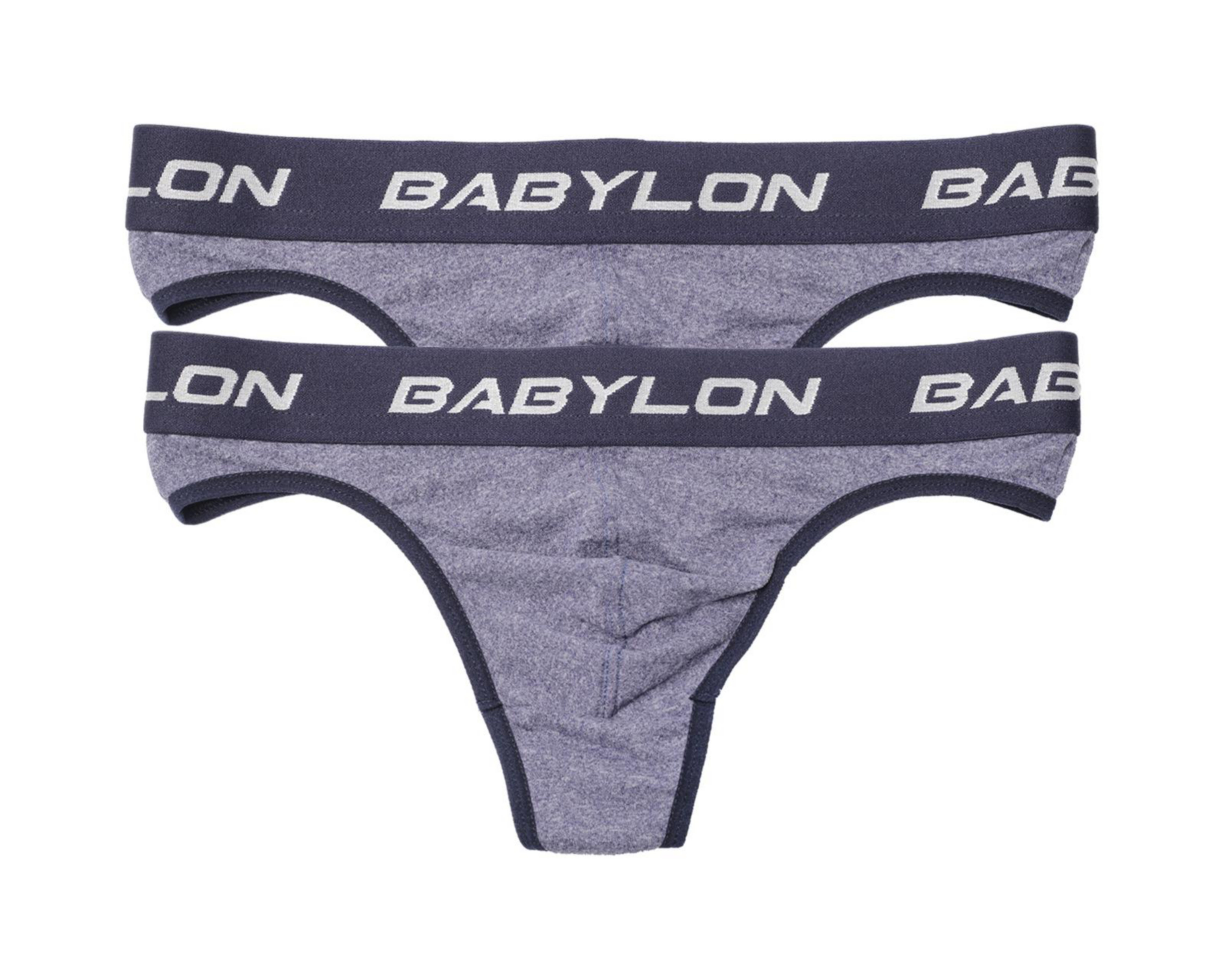 Tanga Babylon Gris 2 Piezas