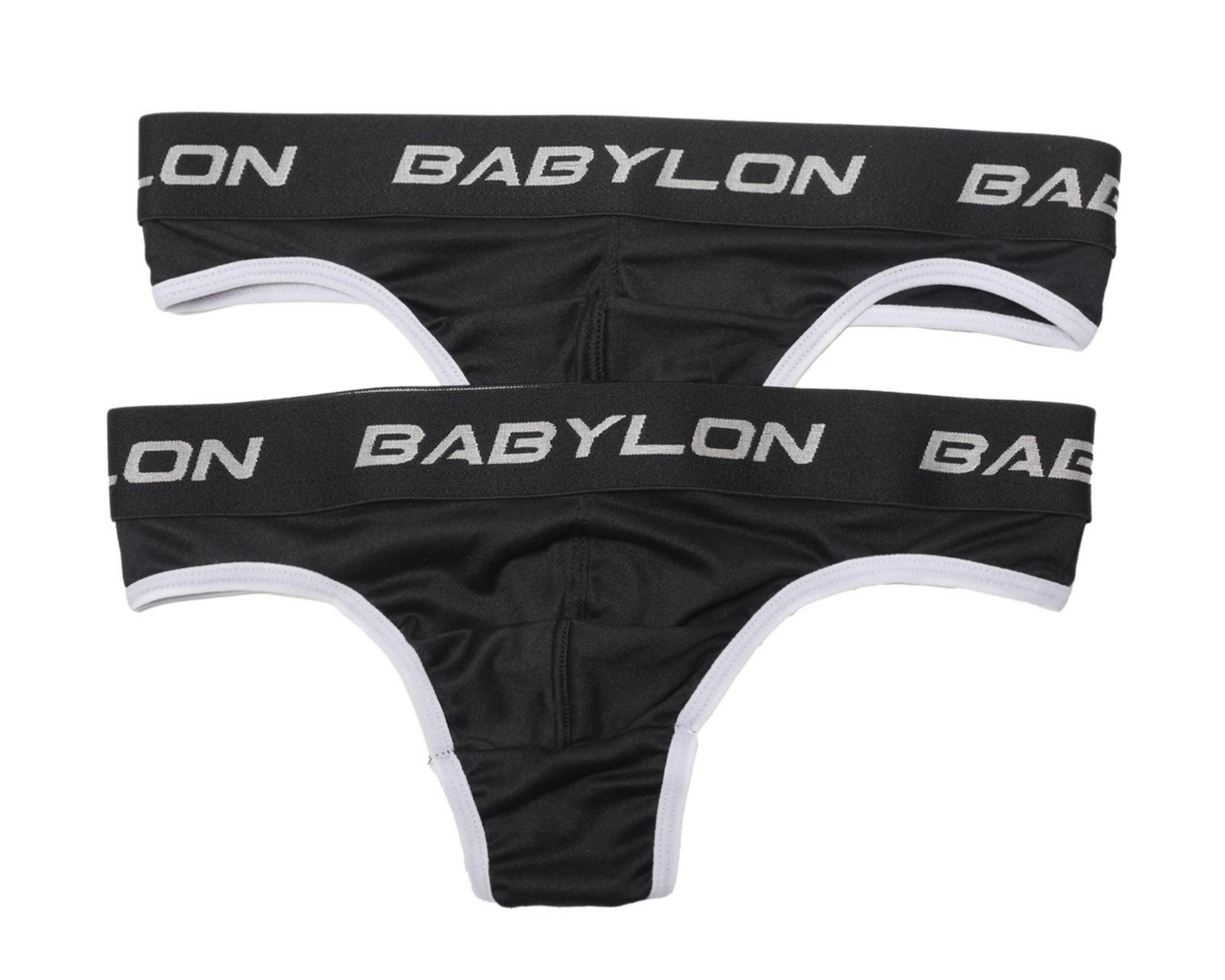 Tanga Babylon Negra 2 Piezas