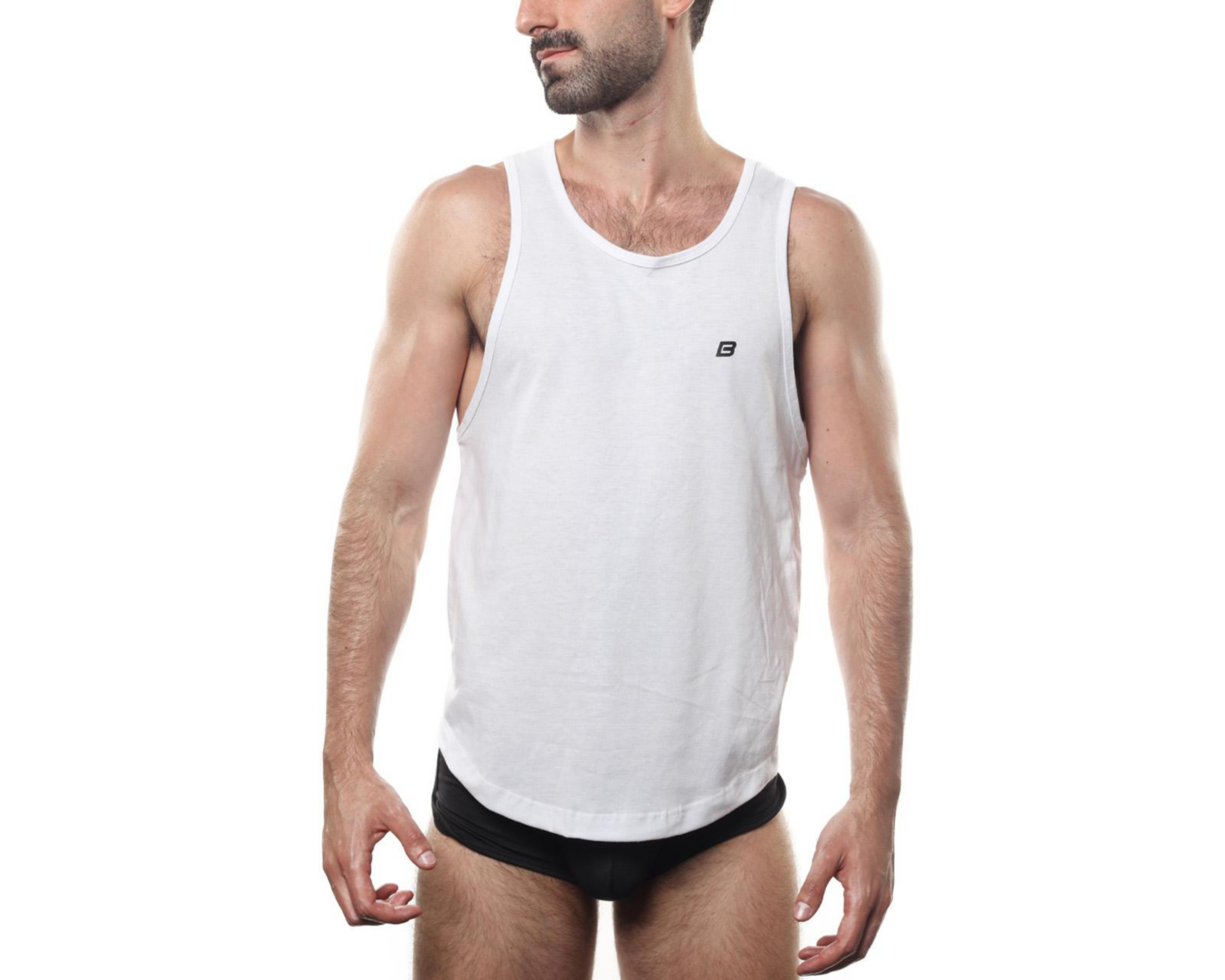 Foto 1 | Camiseta Interior Cuello Redondo Babylon Blanca 2 Piezas