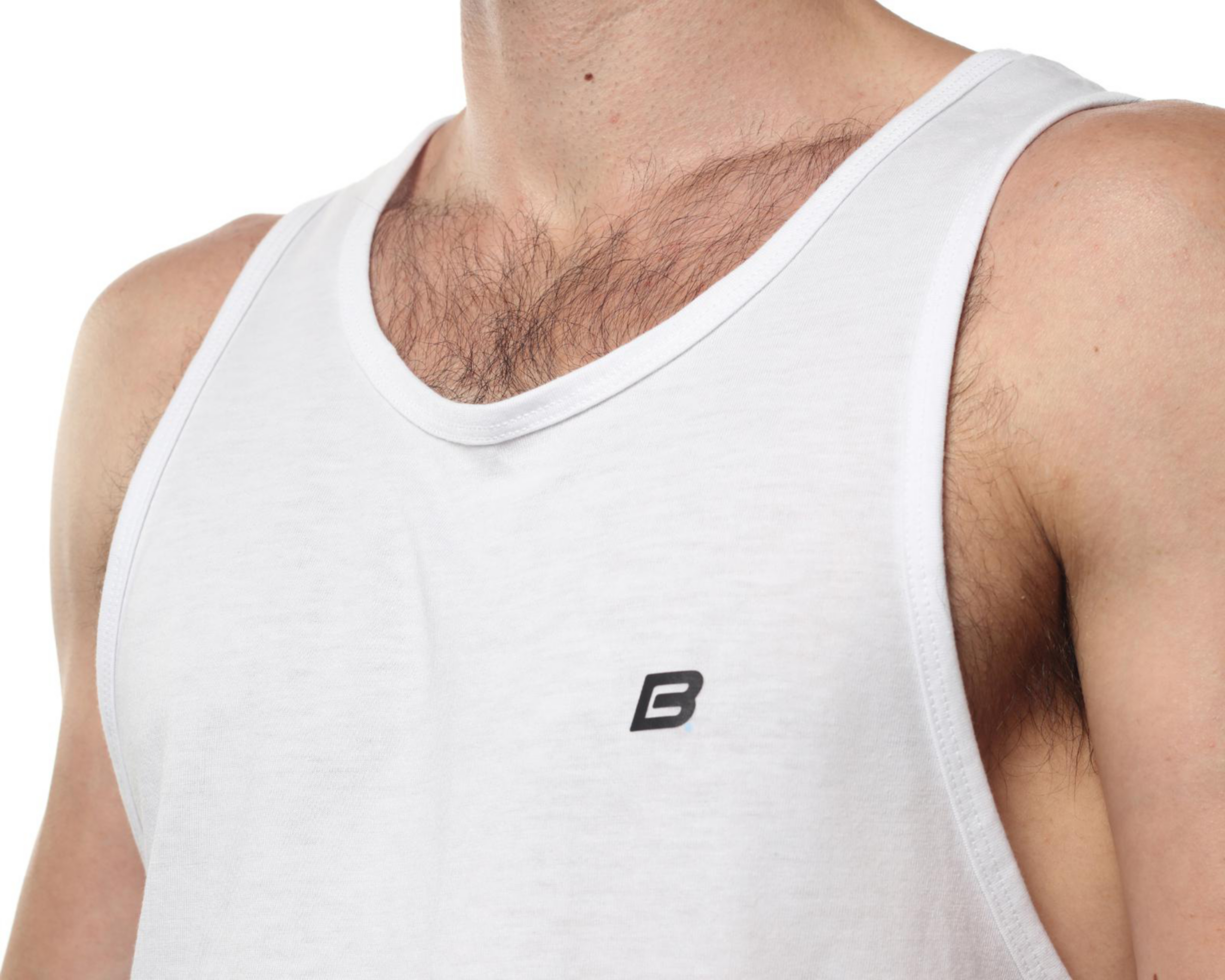 Foto 4 | Camiseta Interior Cuello Redondo Babylon Blanca 2 Piezas