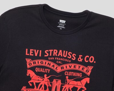 Foto 3 | Playera Cuello Redondo Negro Levi's para Hombre