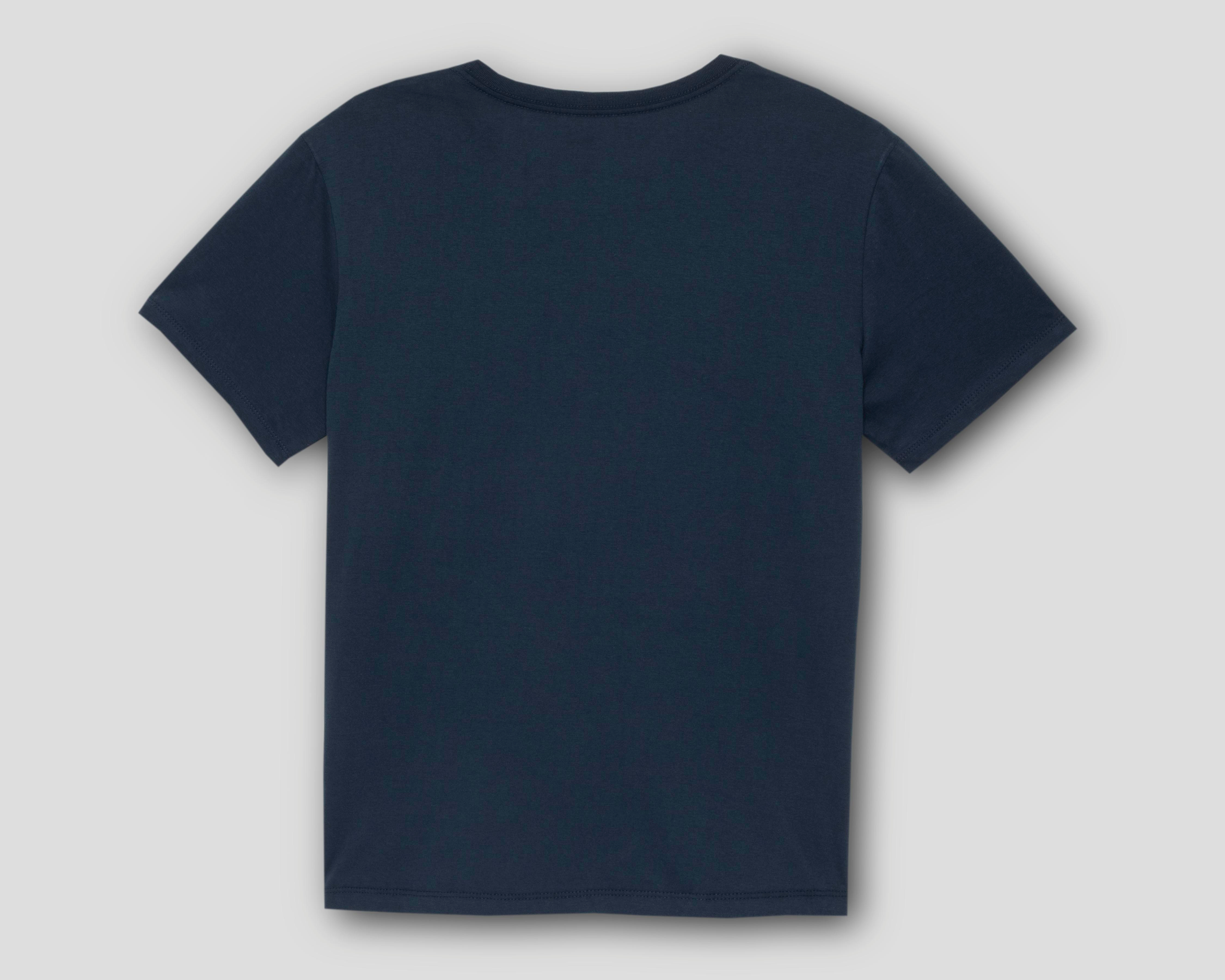 Foto 3 pulgar | Playera de Cuello Redondo Azul Levi's para Hombre