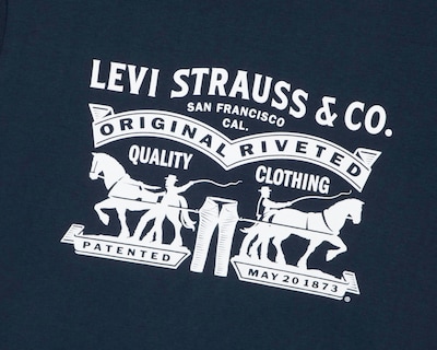 Foto 3 | Playera de Cuello Redondo Azul Levi's para Hombre