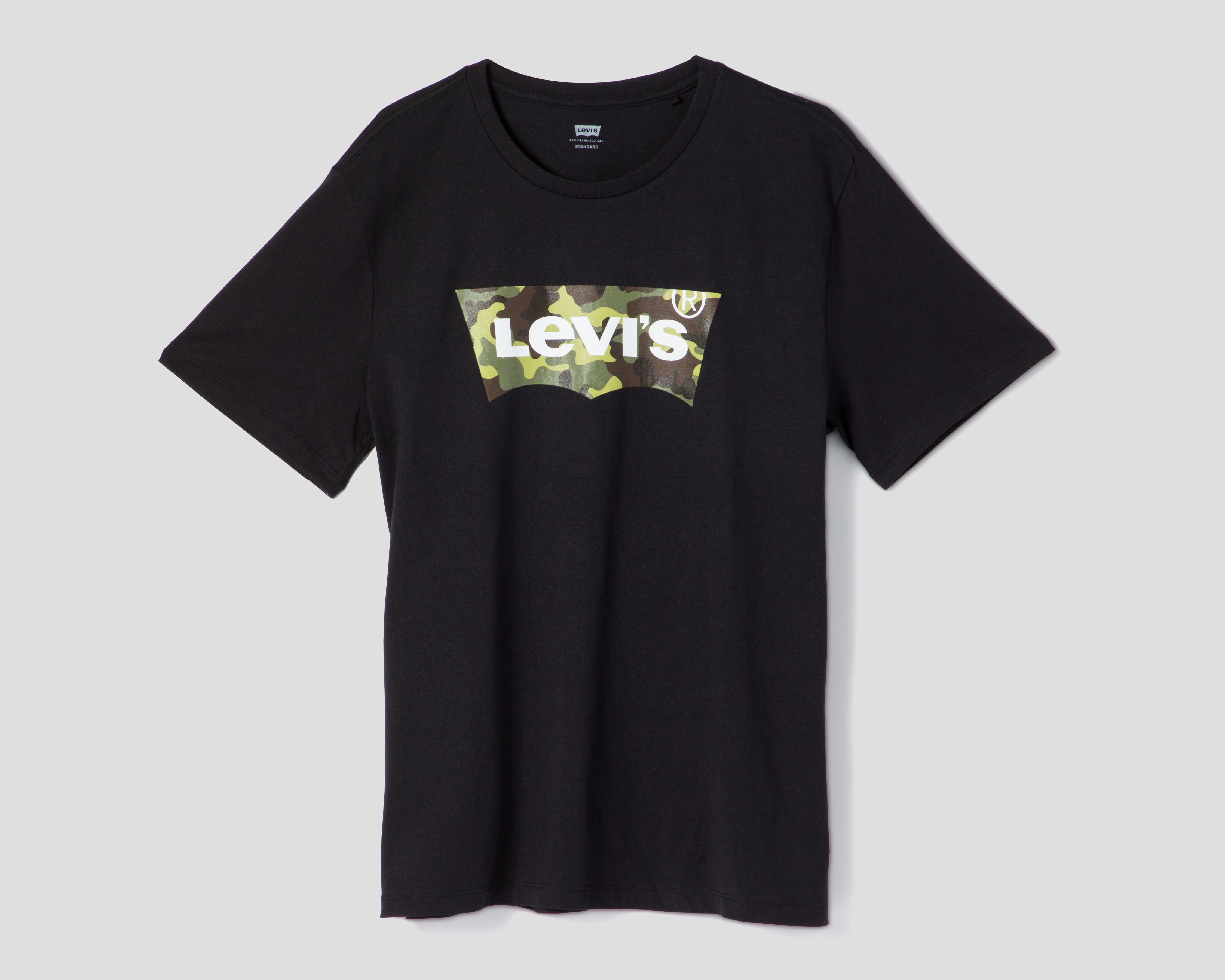 Playera de Cuello Redondo Levi's Negra para Hombre