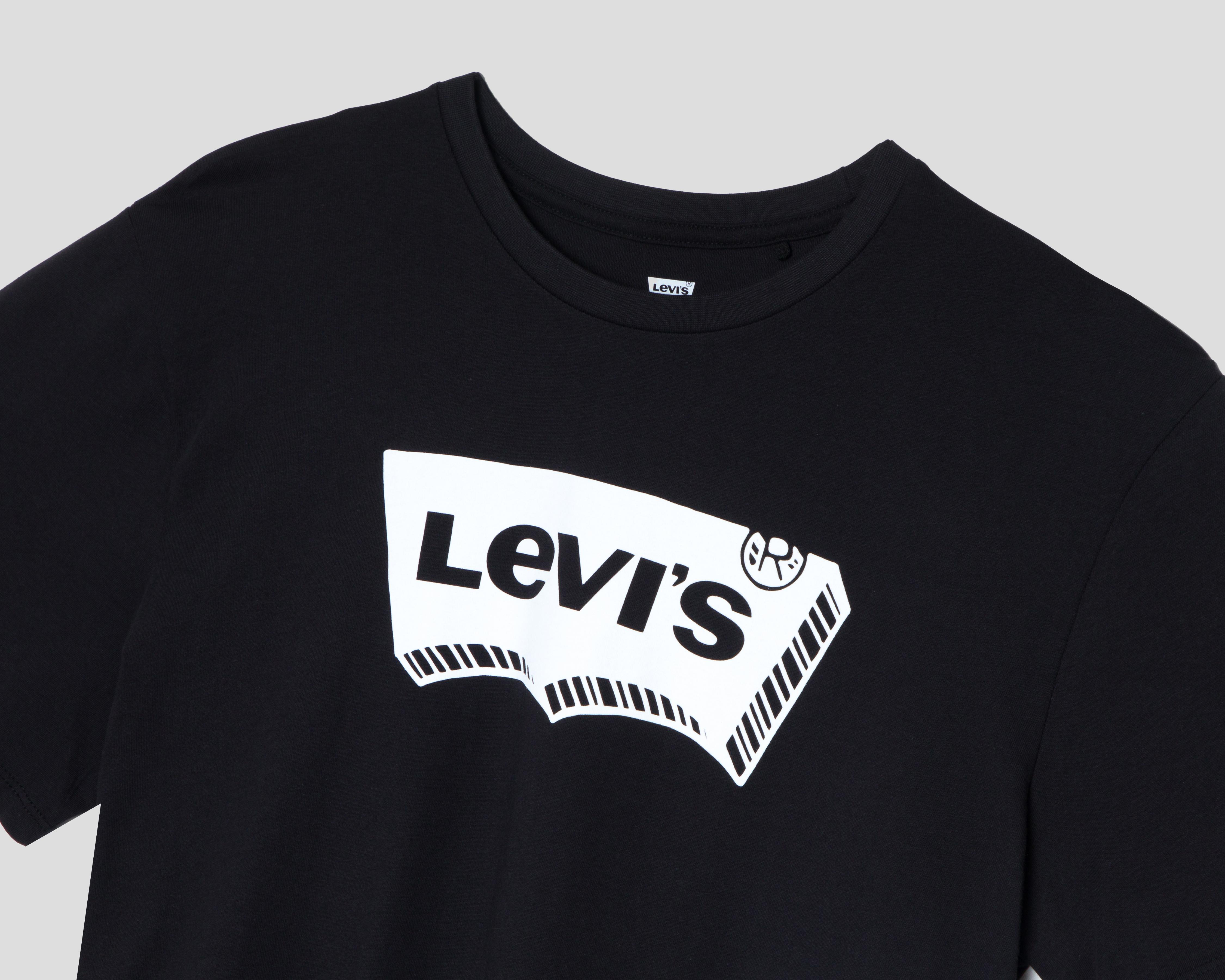 Foto 4 pulgar | Playera de Cuello Redondo de Algodón Levi's Negro para Hombre