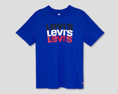 Foto 1 | Playera de Cuello Redondo Levi's Azul para Hombre
