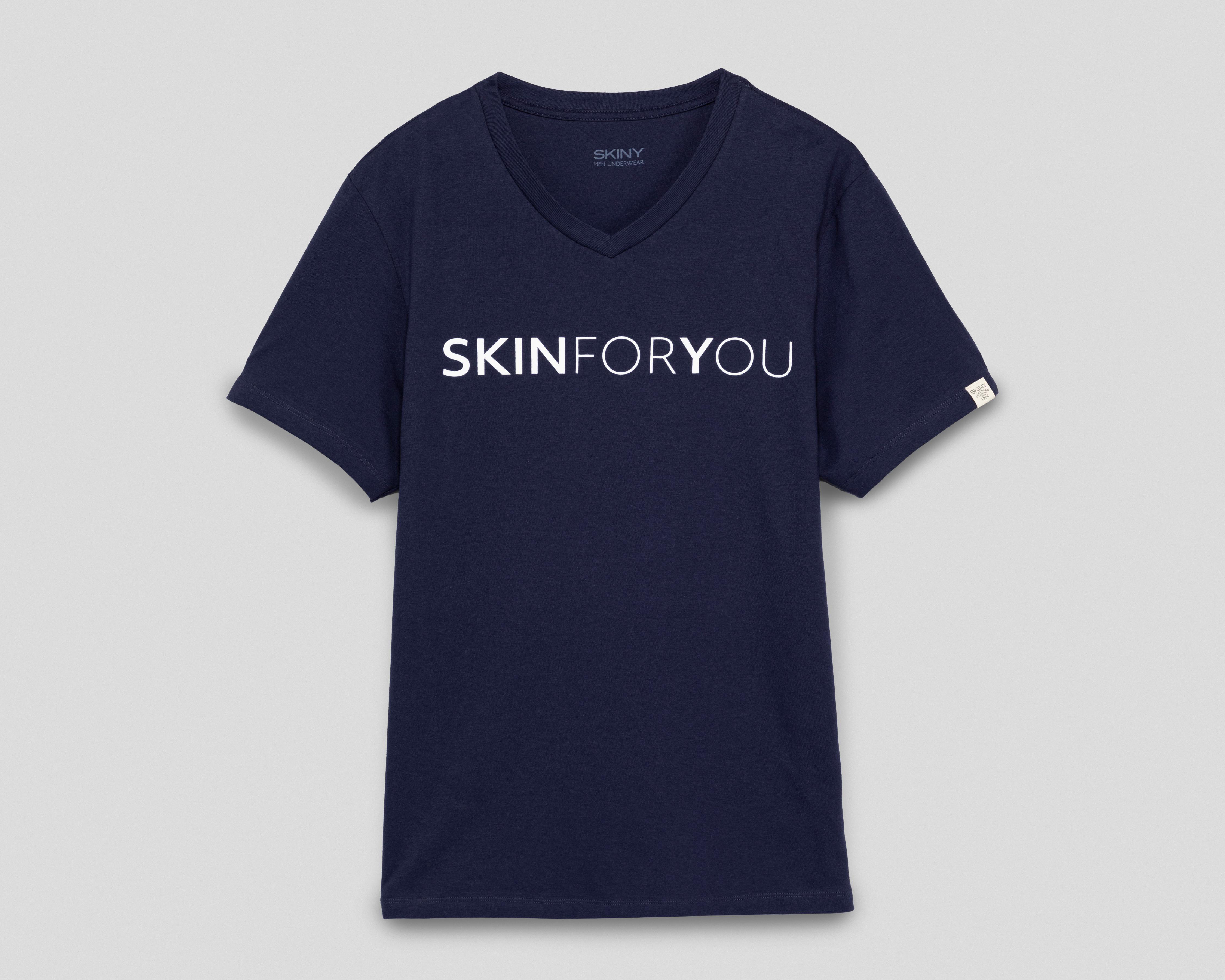 Foto 1 | Playera Skiny Cuello V