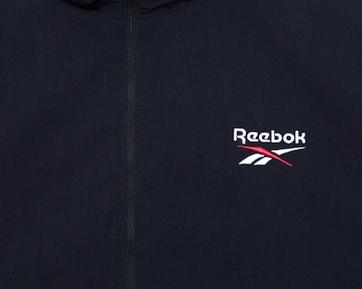 Foto 3 | Chamarra Negra Reebok para Hombre