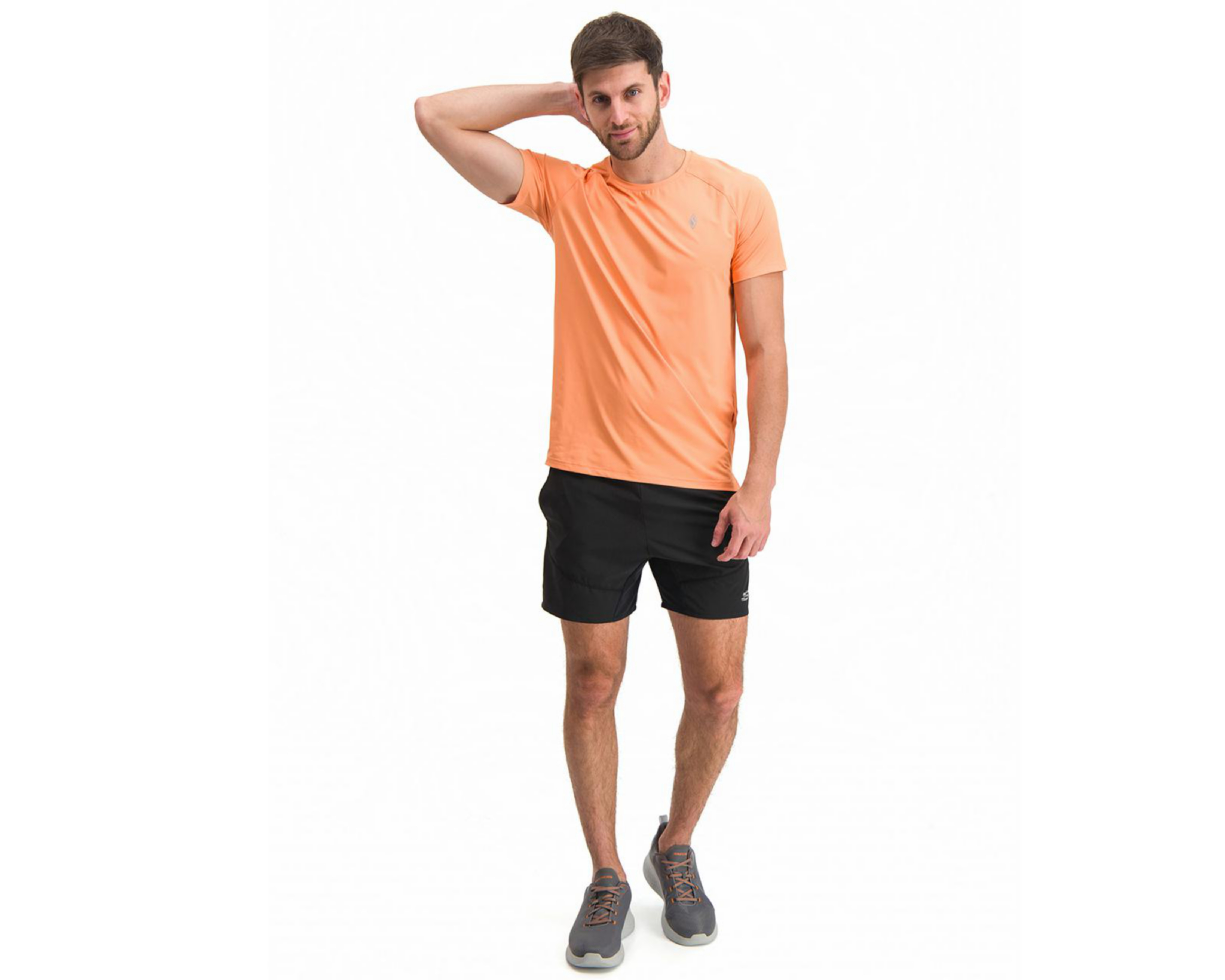 Foto 5 pulgar | Short Skechers de Entrenamiento para Hombre