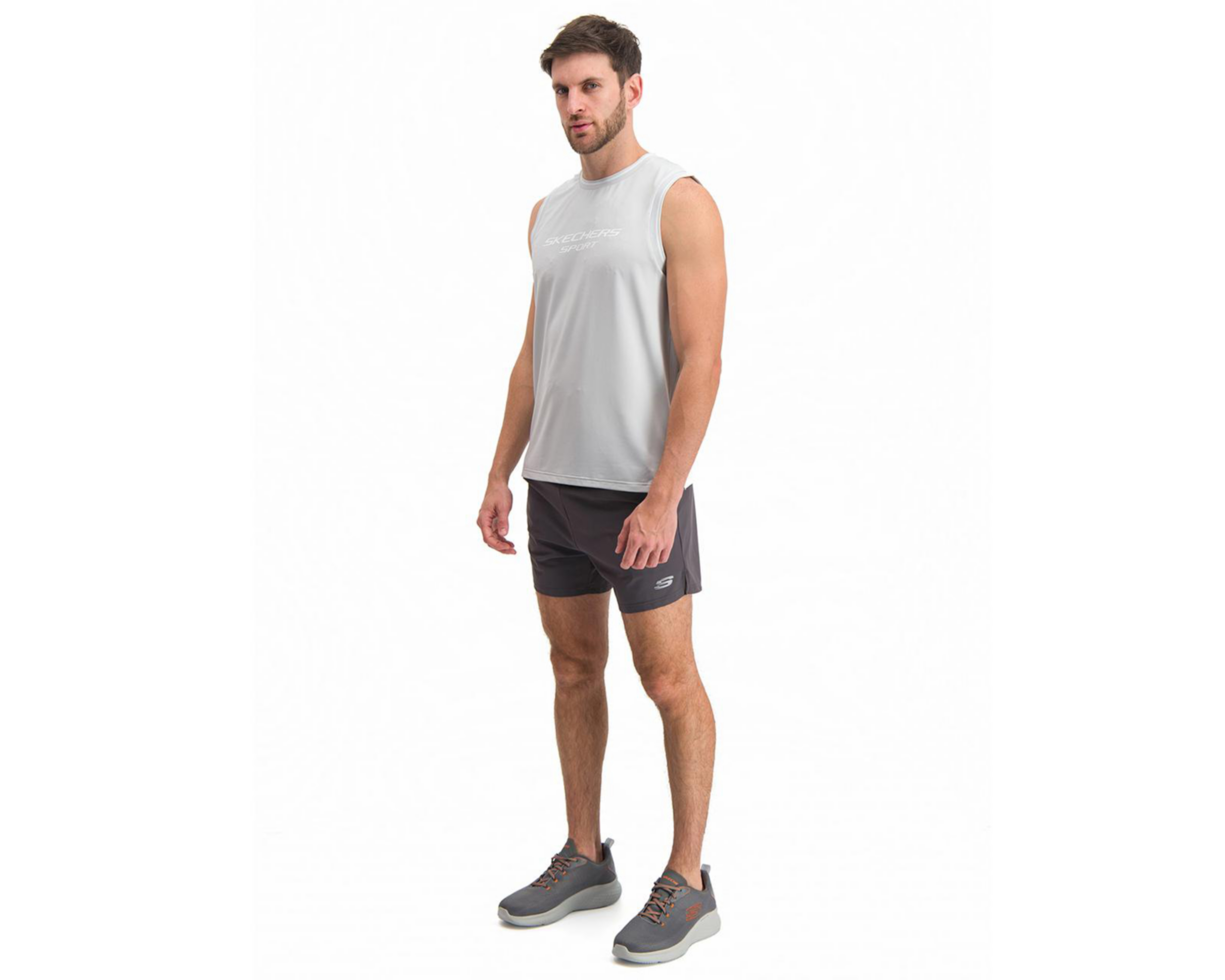 Foto 5 pulgar | Short Skechers de Entrenamiento para Hombre