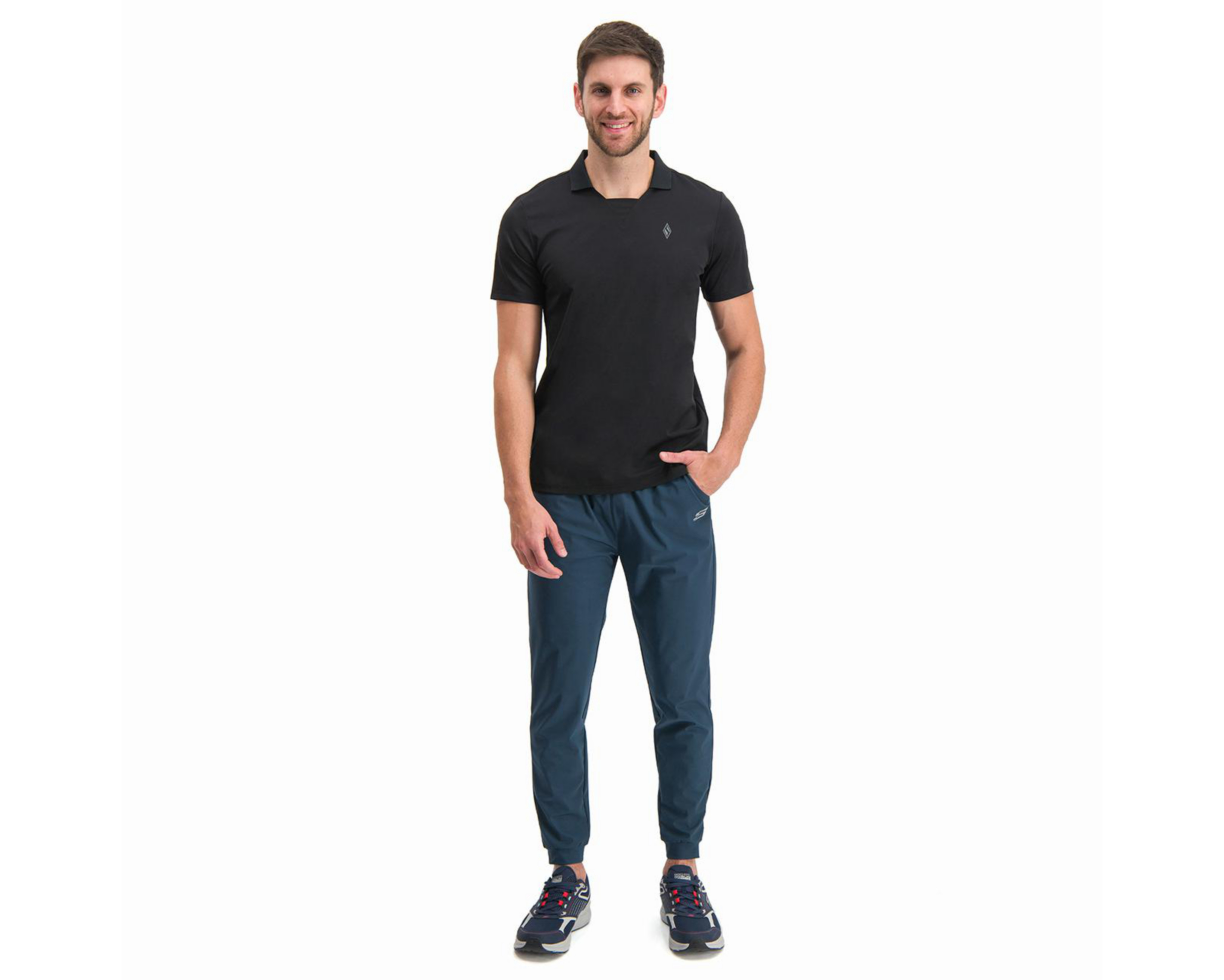 Foto 5 pulgar | Pants Skechers de Entrenamiento para Hombre