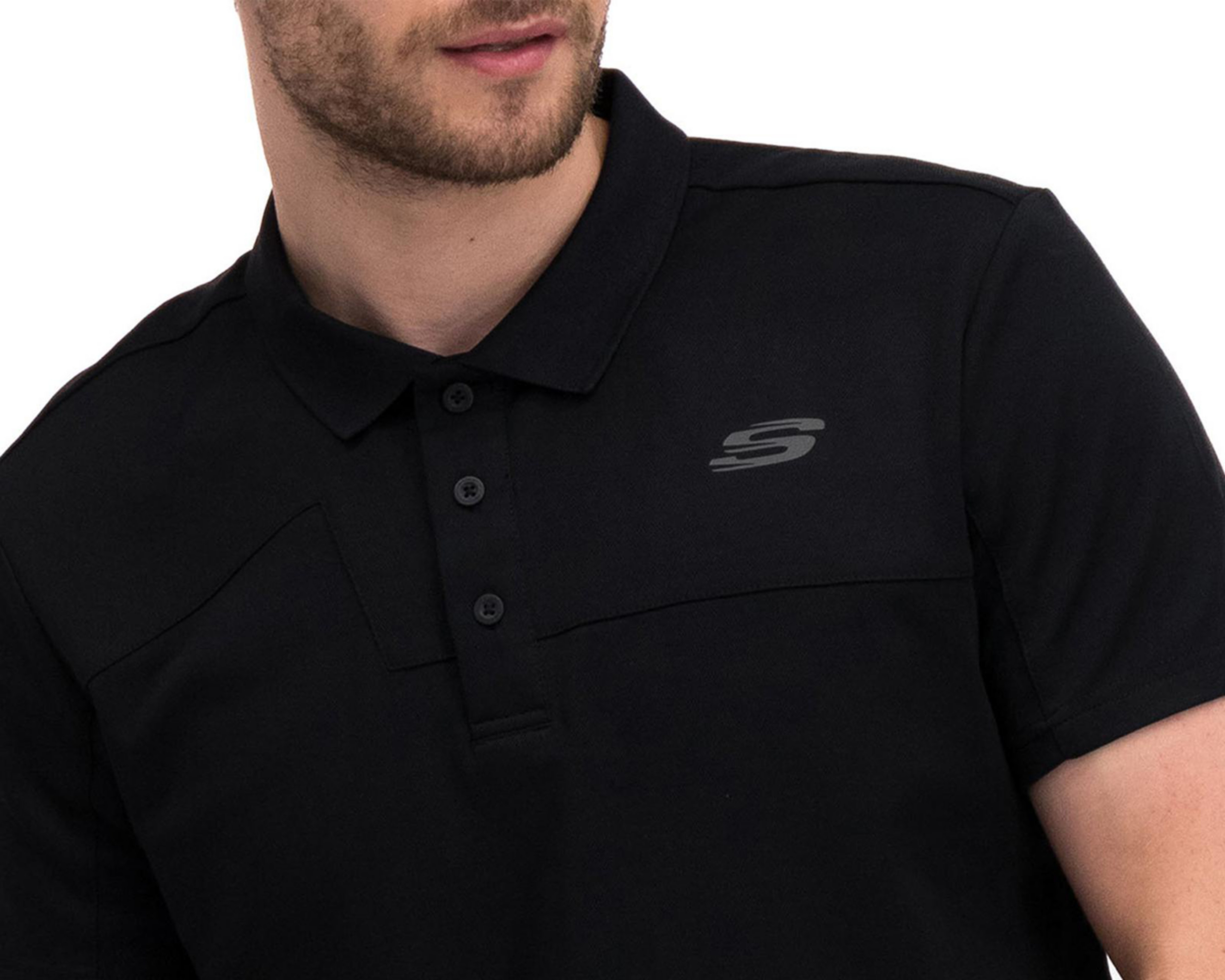 Foto 4 pulgar | Playera Skechers de Entrenamiento para Hombre