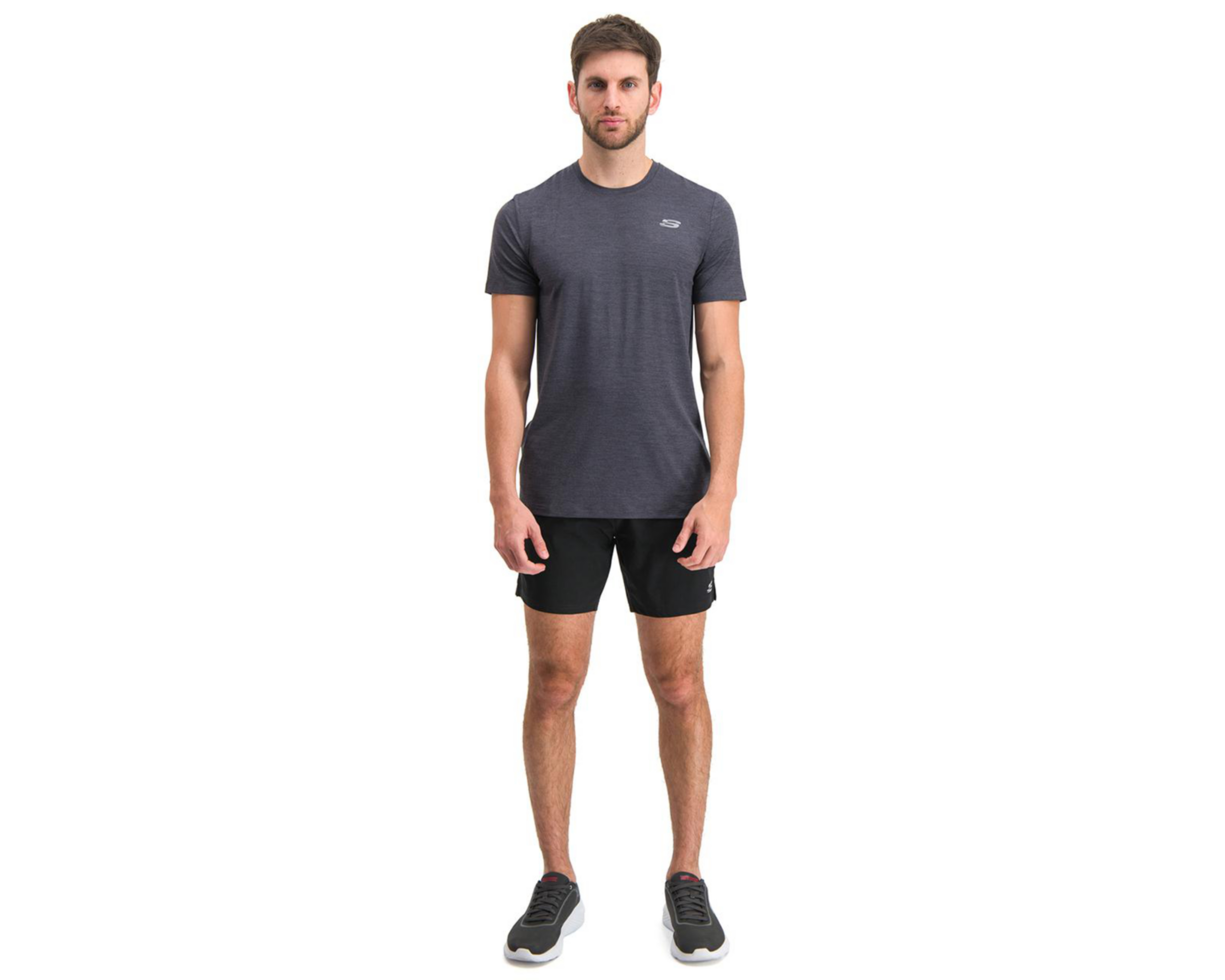 Foto 5 pulgar | Playera Skechers de Entrenamiento para Hombre