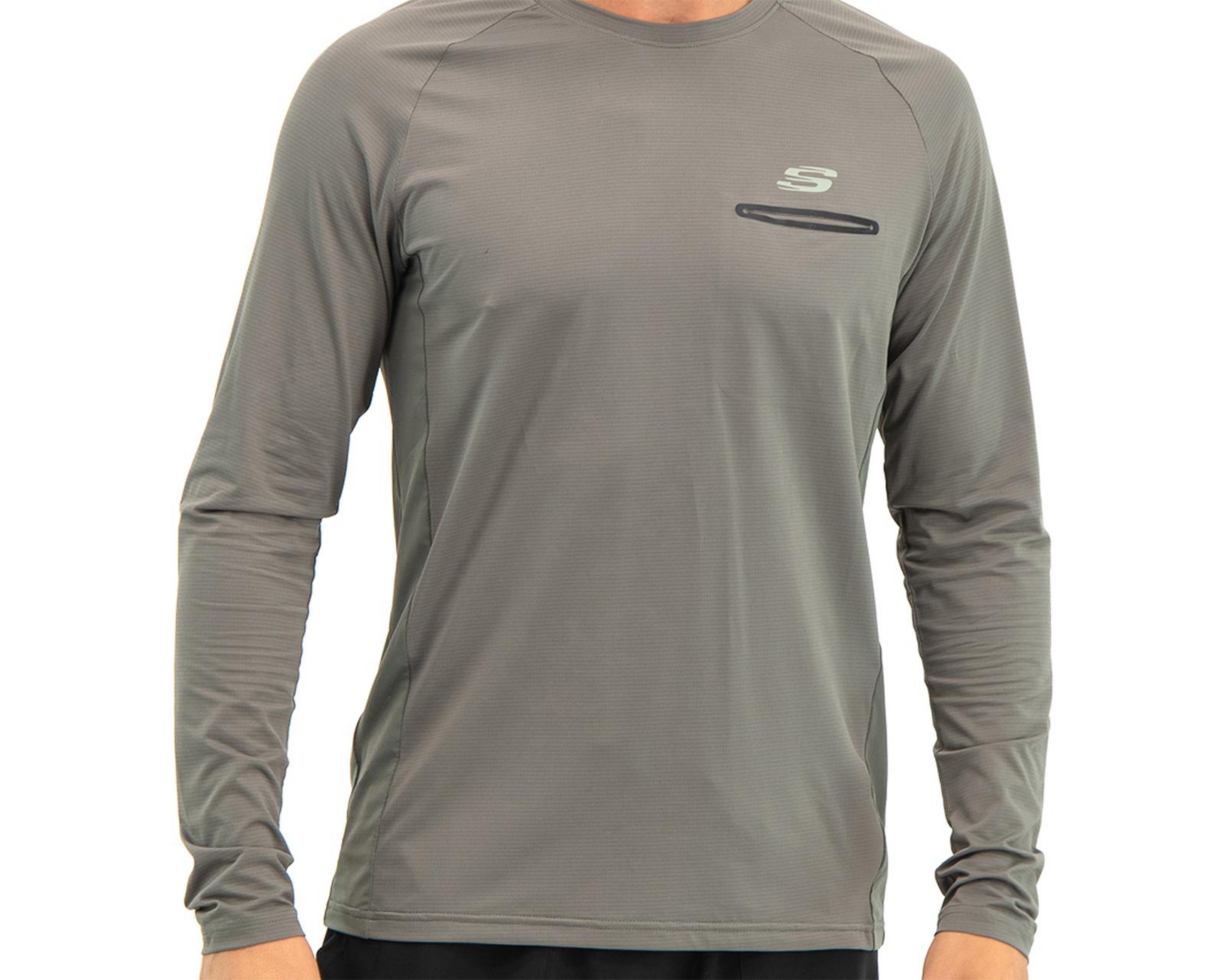 Foto 3 | Playera Skechers Dry-Fast de Entrenamiento para Hombre