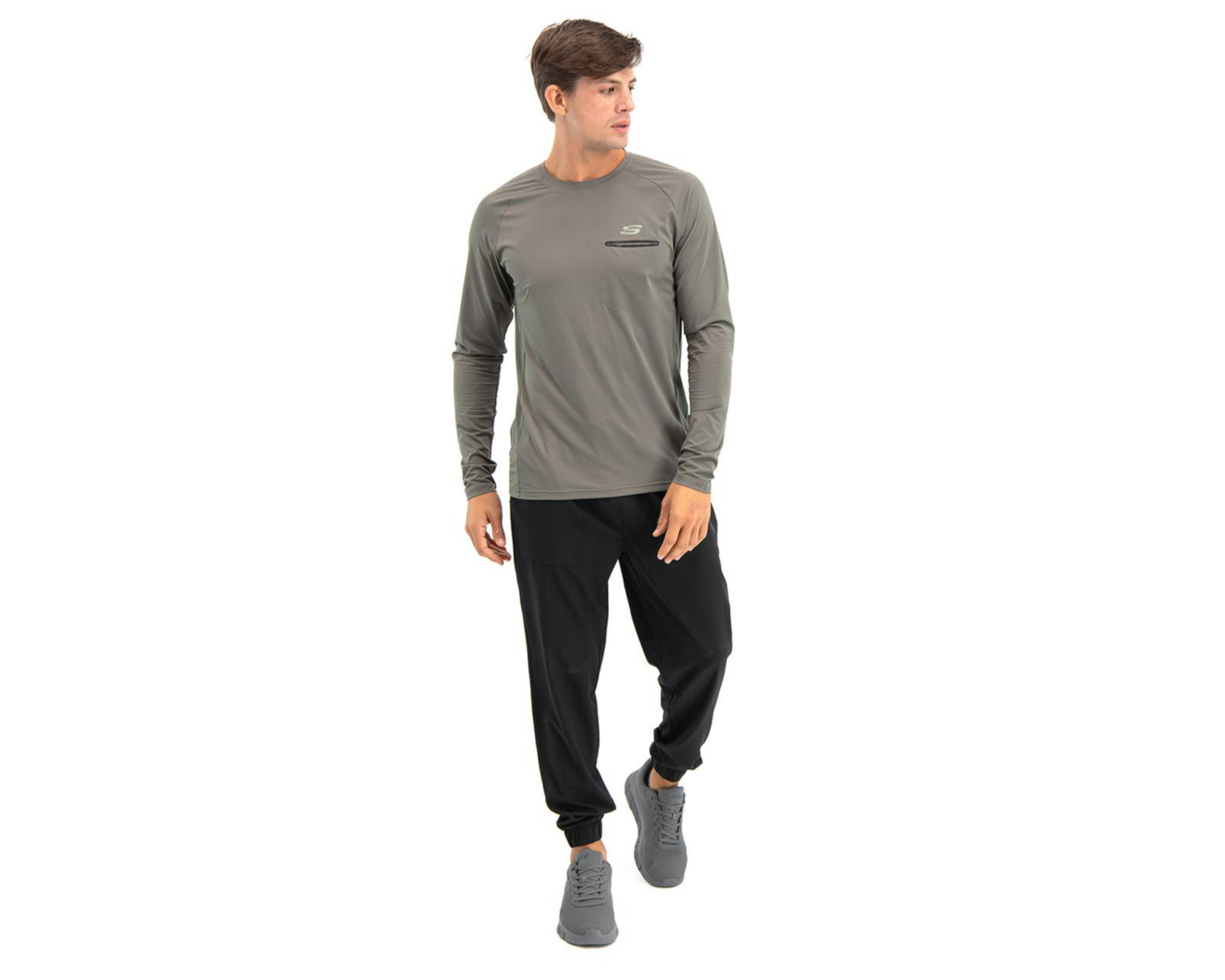 Foto 5 pulgar | Playera Skechers Dry-Fast de Entrenamiento para Hombre