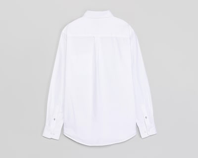 Foto 2 | Camisa Casual de Algodón Refill Regular Blanca para Hombre