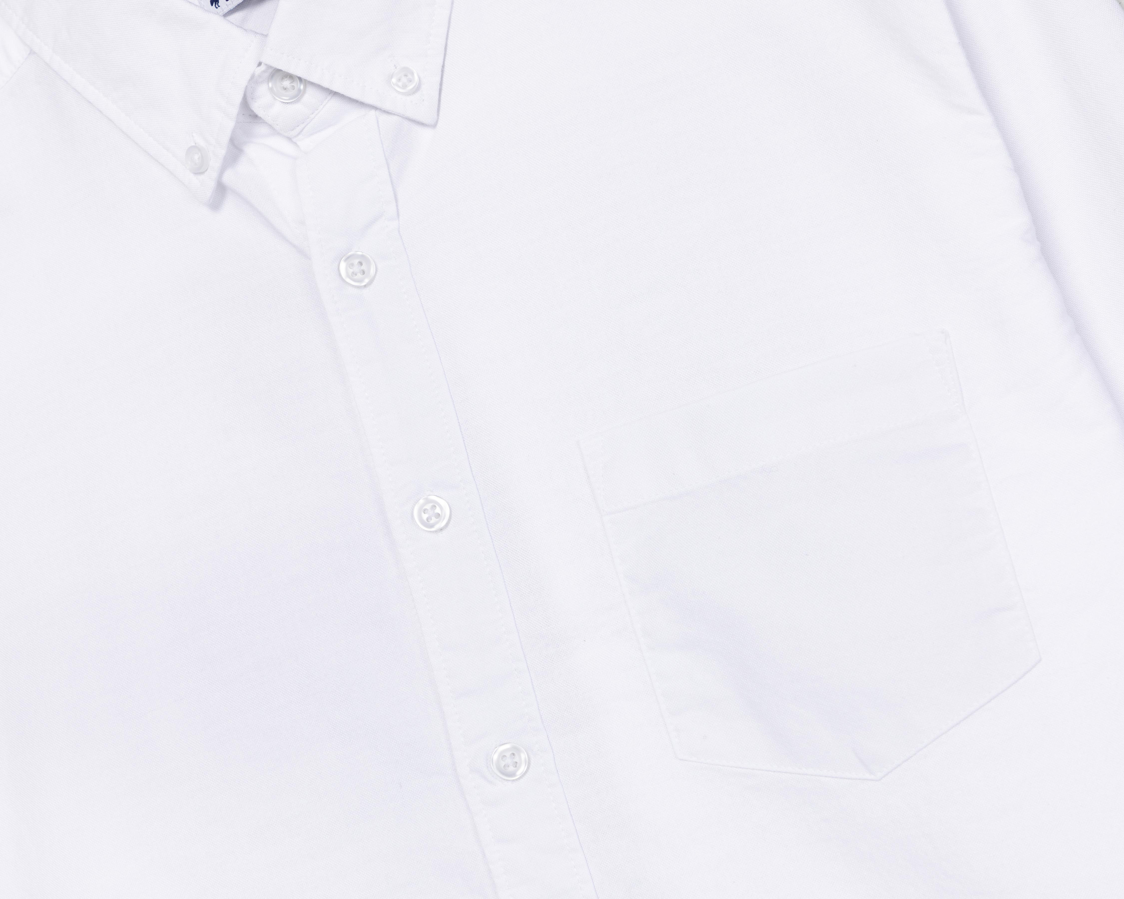 Foto 4 pulgar | Camisa Casual de Algodón Refill Regular Blanca para Hombre