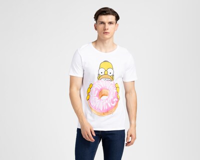 Foto 1 | Playera The Simpsons Cuello Redondo