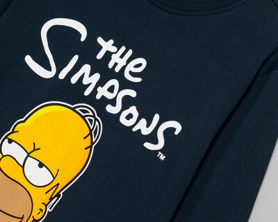 Foto 3 | Pijama Disney The Simpson para Hombre 2 Piezas