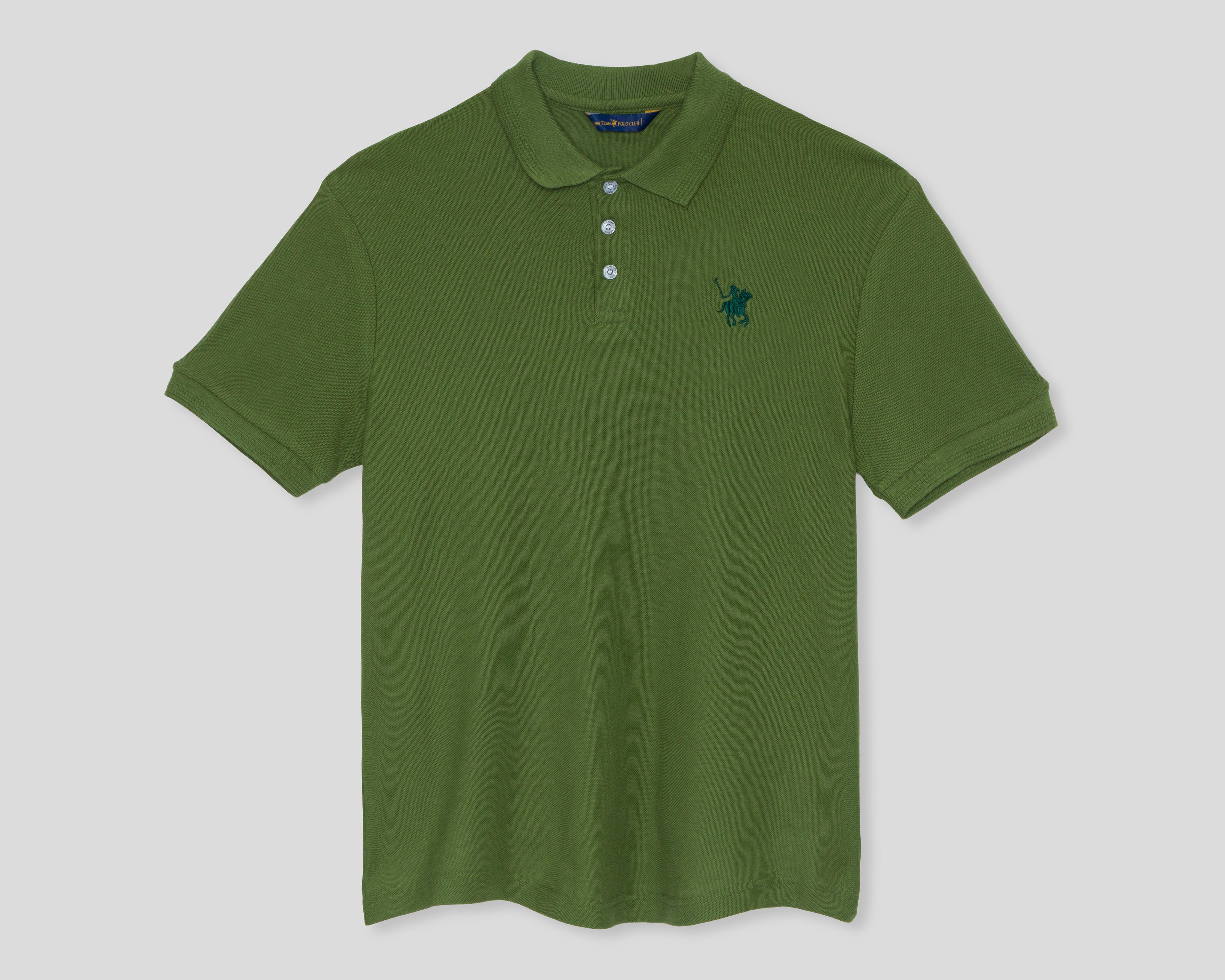 Playera Polo York Team Polo Club Verde para Hombre