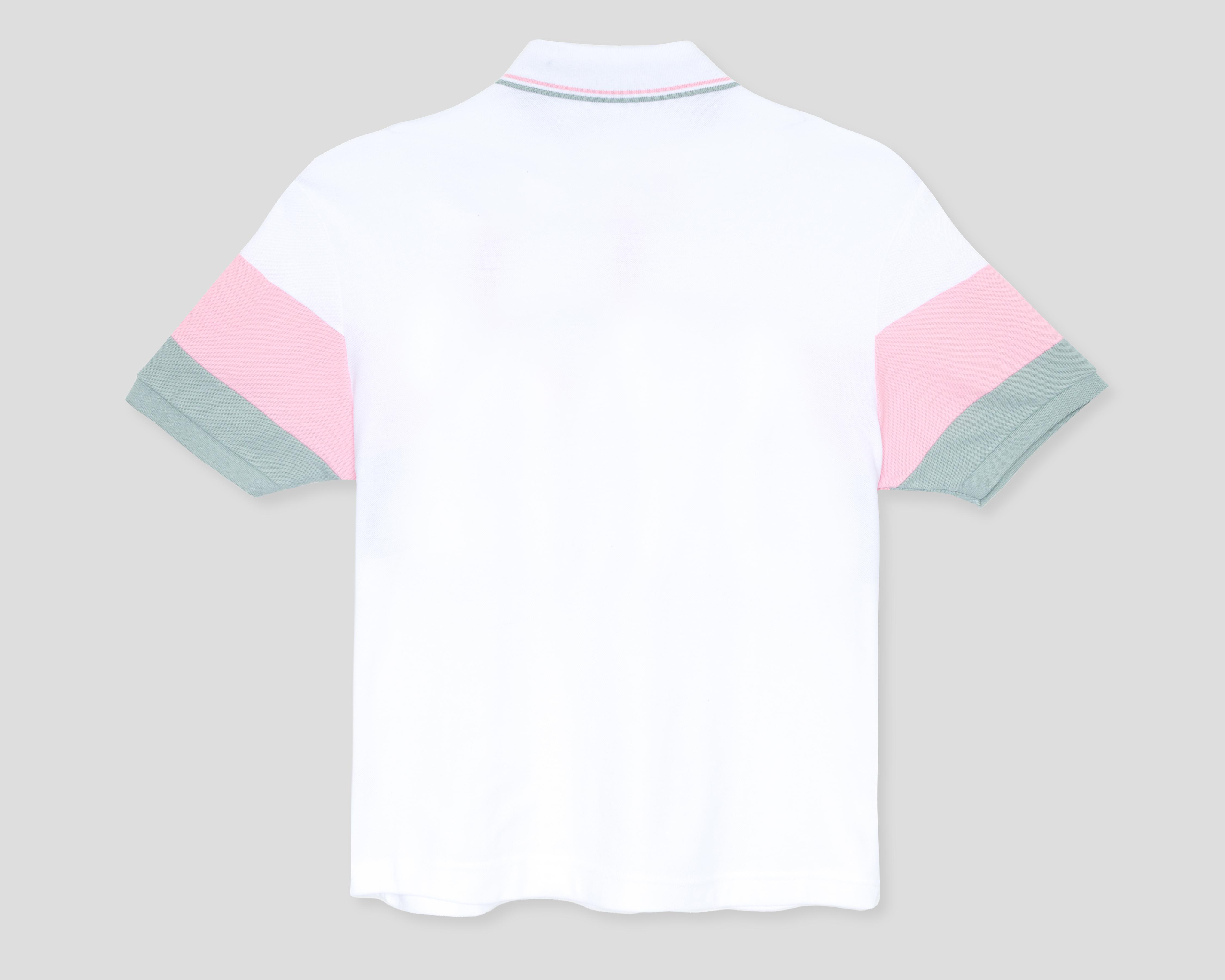 Foto 3 pulgar | Playera Polo Refill Blanca para Hombre