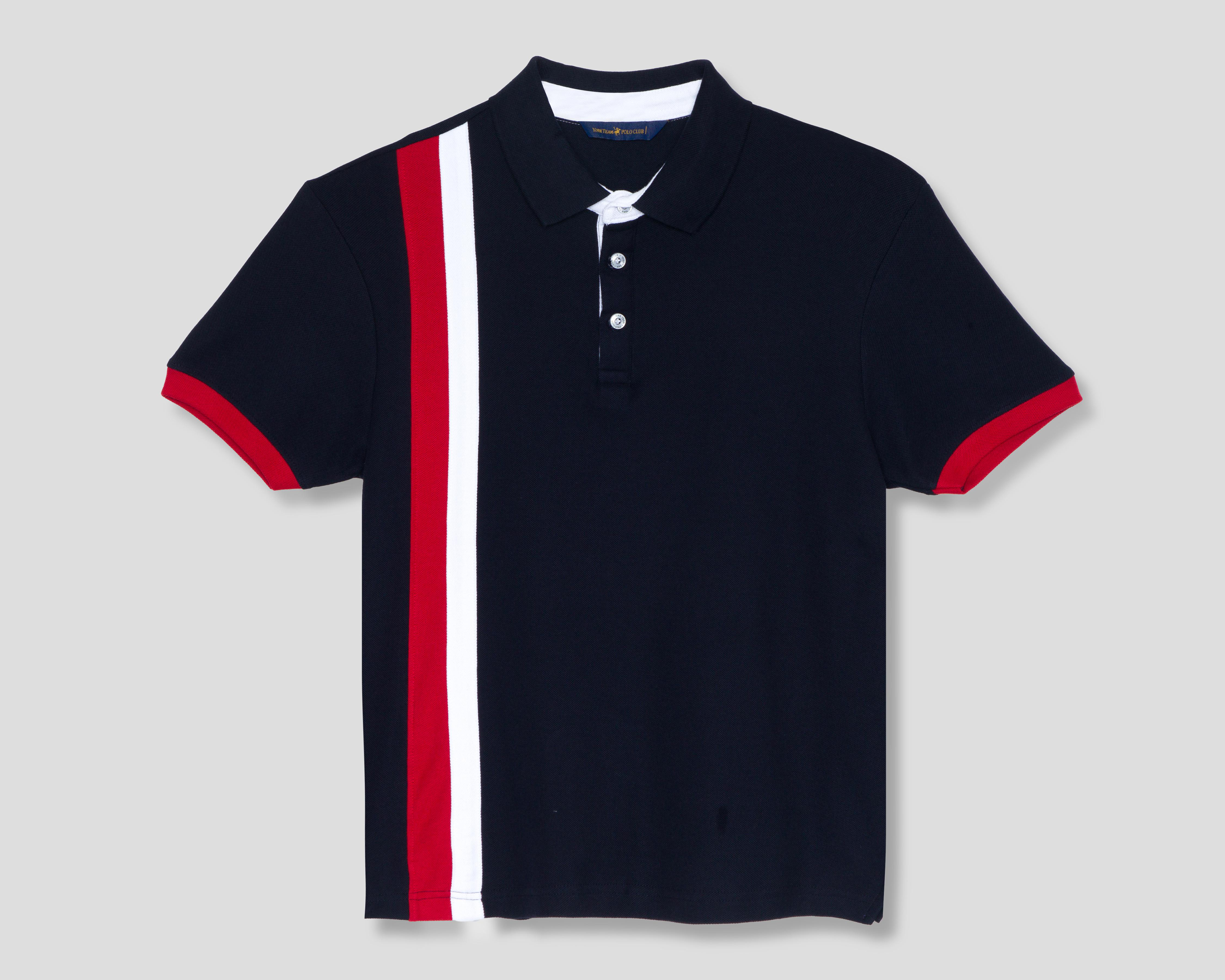 Foto 2 pulgar | Playera Polo York Team Polo Club Azul para Hombre