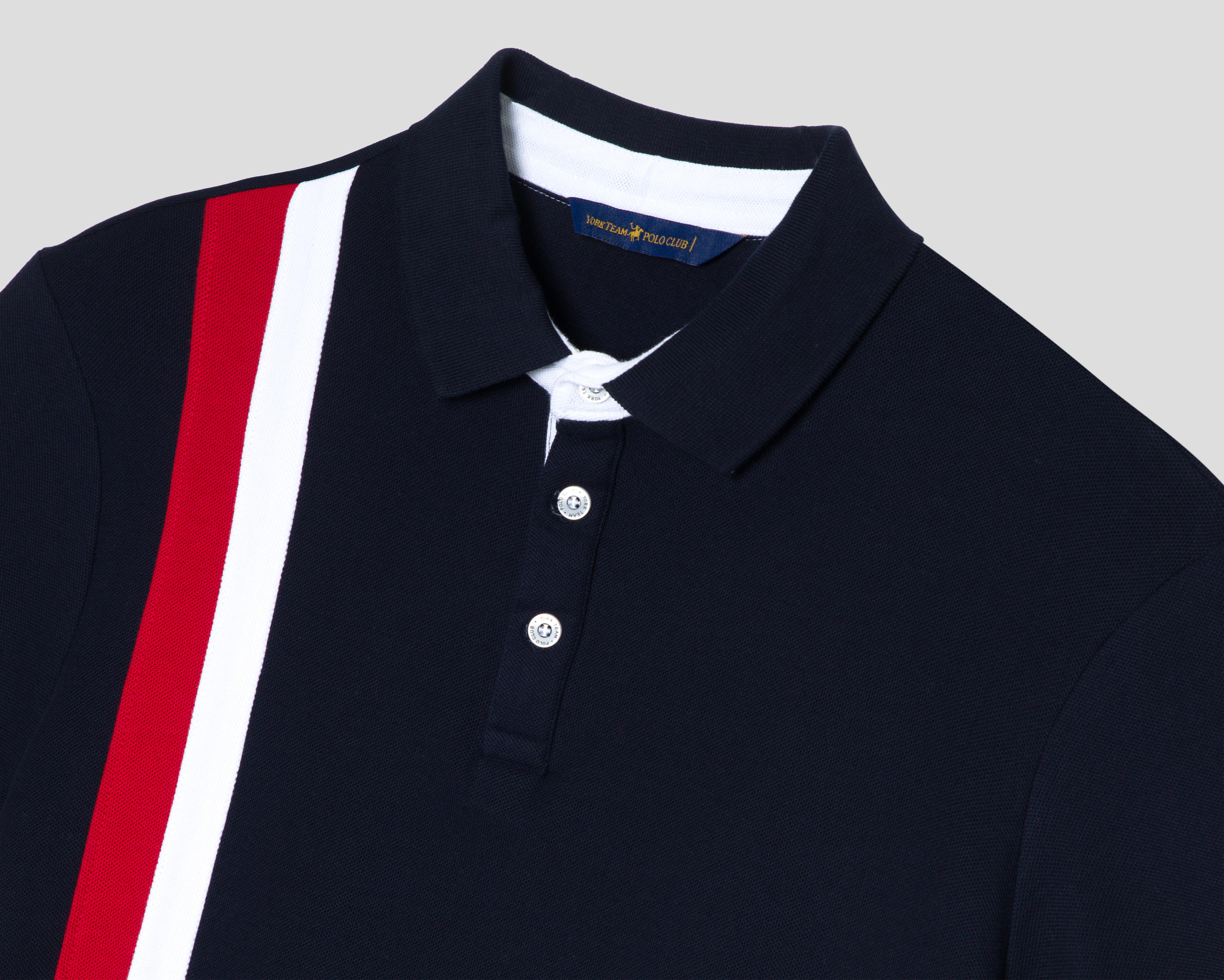 Foto 4 pulgar | Playera Polo York Team Polo Club Azul para Hombre