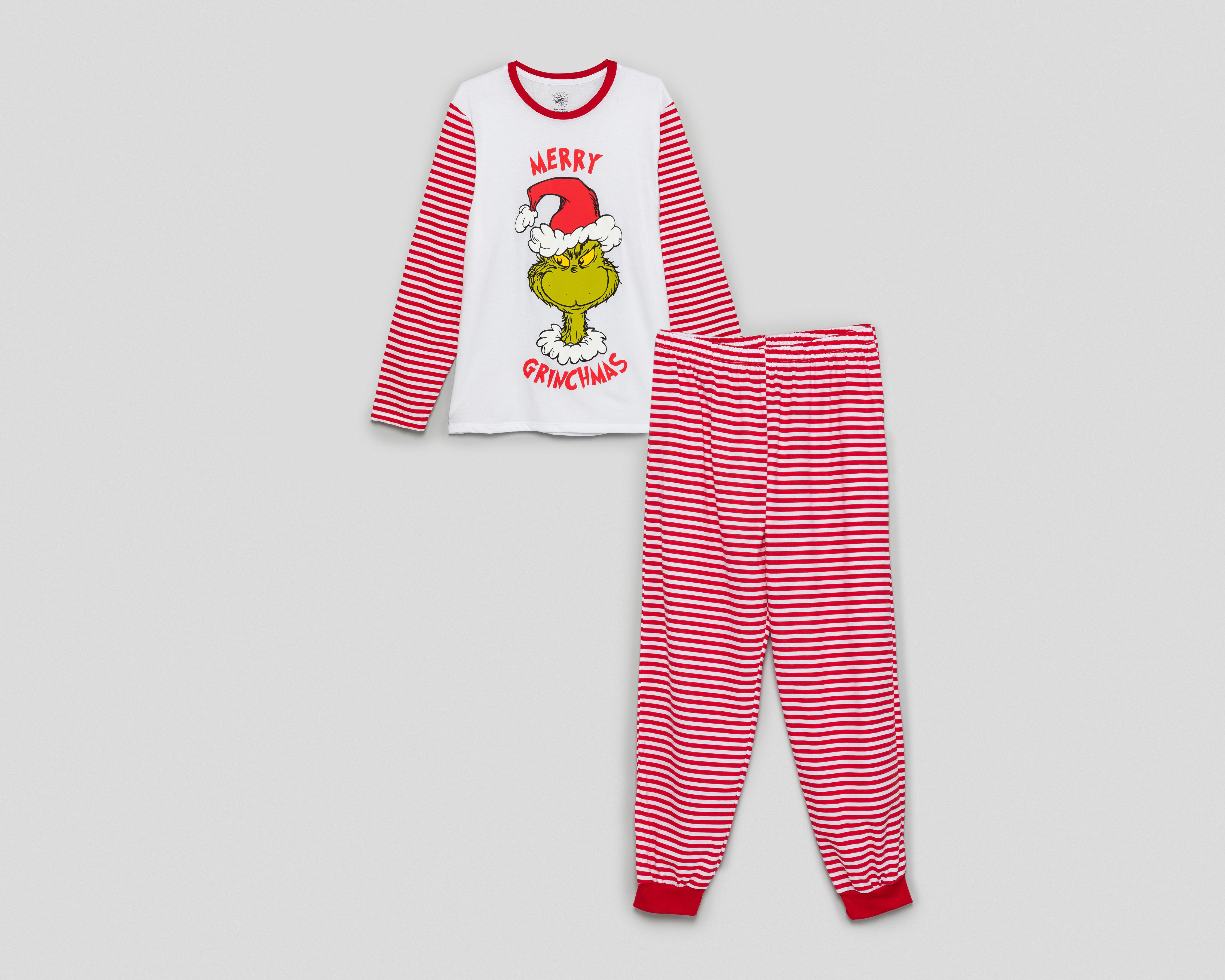 Foto 2 pulgar | Pijama Dr. Seuss The Grinch para Hombre 2 Piezas