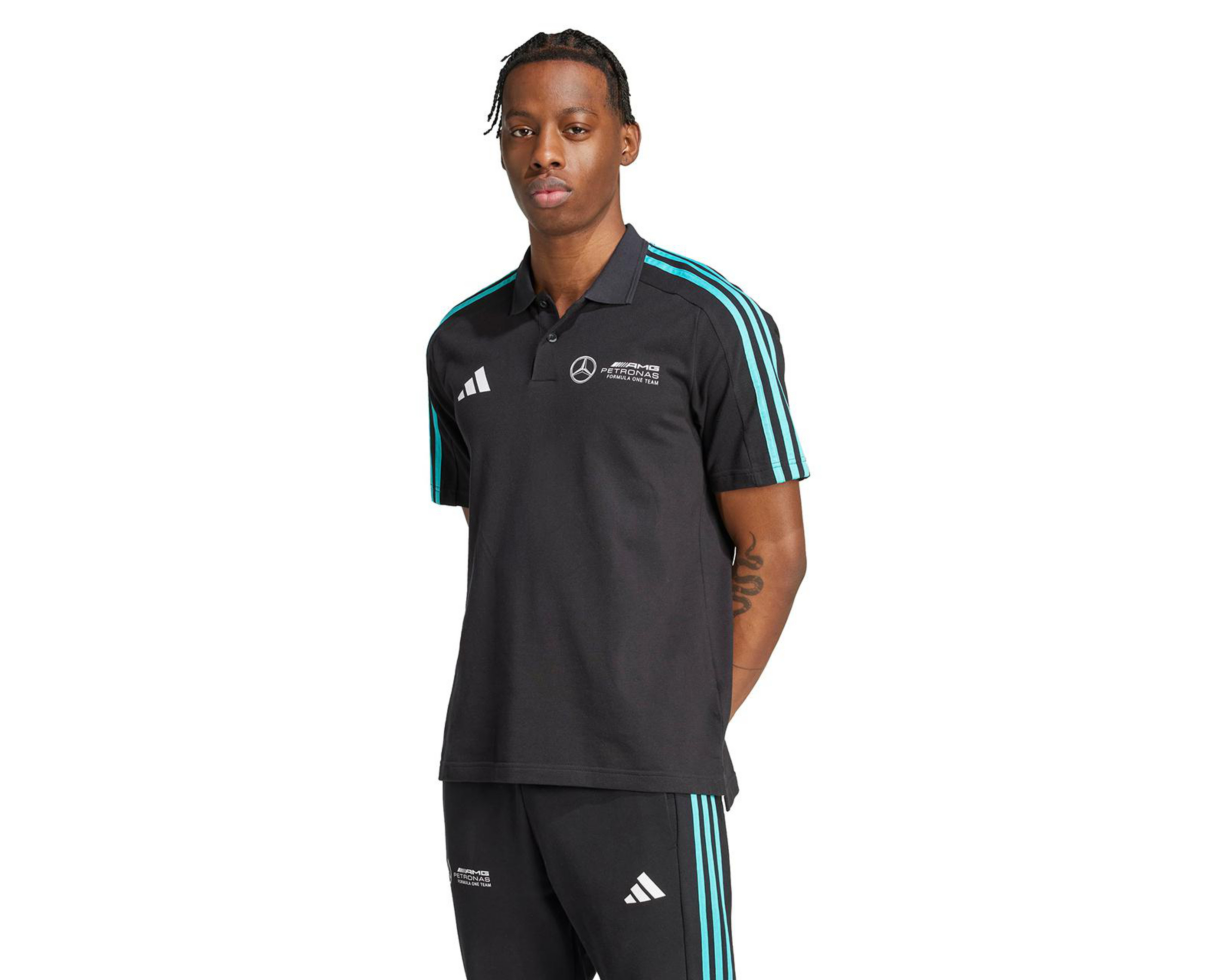 Foto 2 pulgar | Playera Deportiva Mercedes AMG Petronas Adidas Formula 1 para Hombre