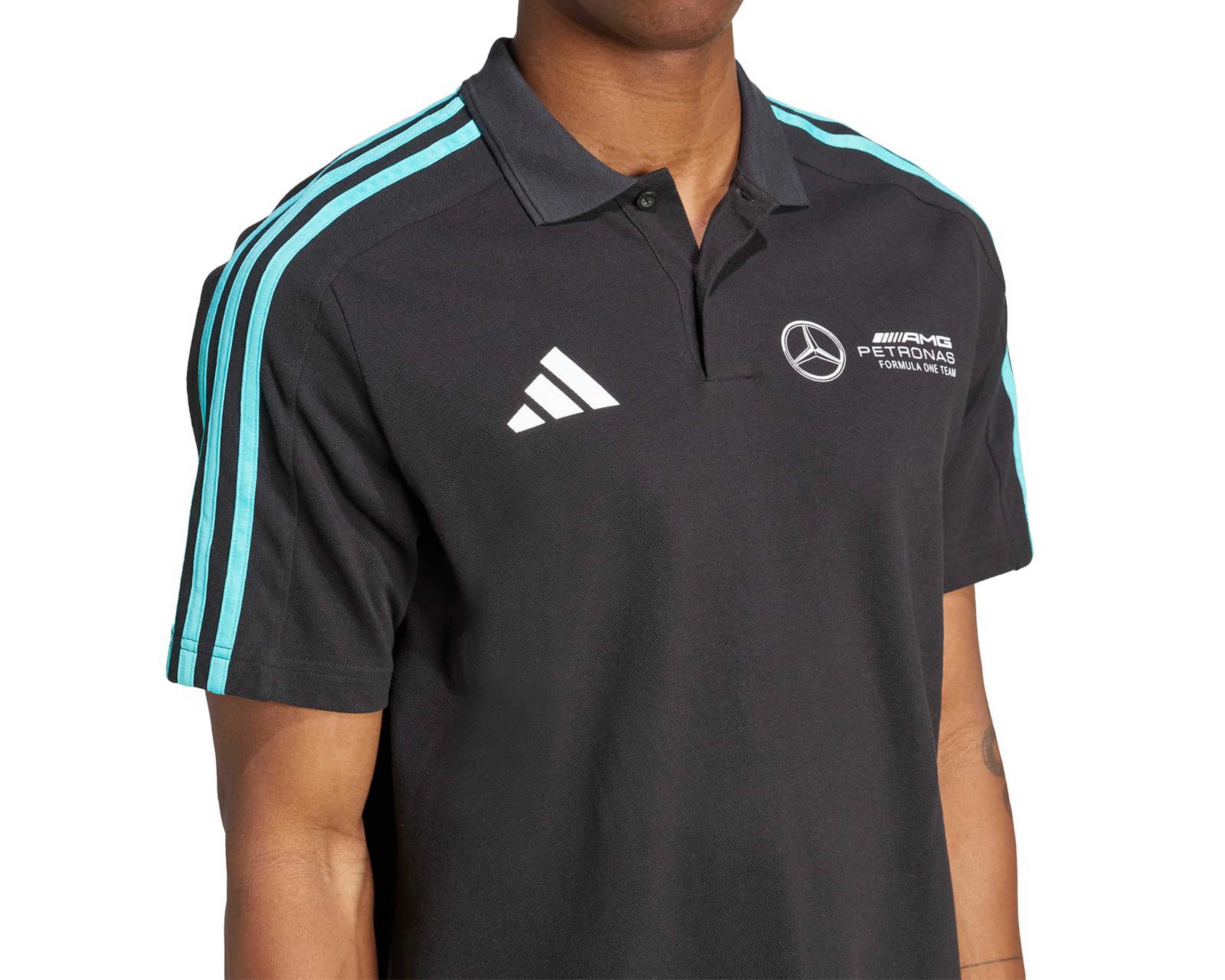 Foto 4 | Playera Deportiva Mercedes AMG Petronas Adidas Formula 1 para Hombre