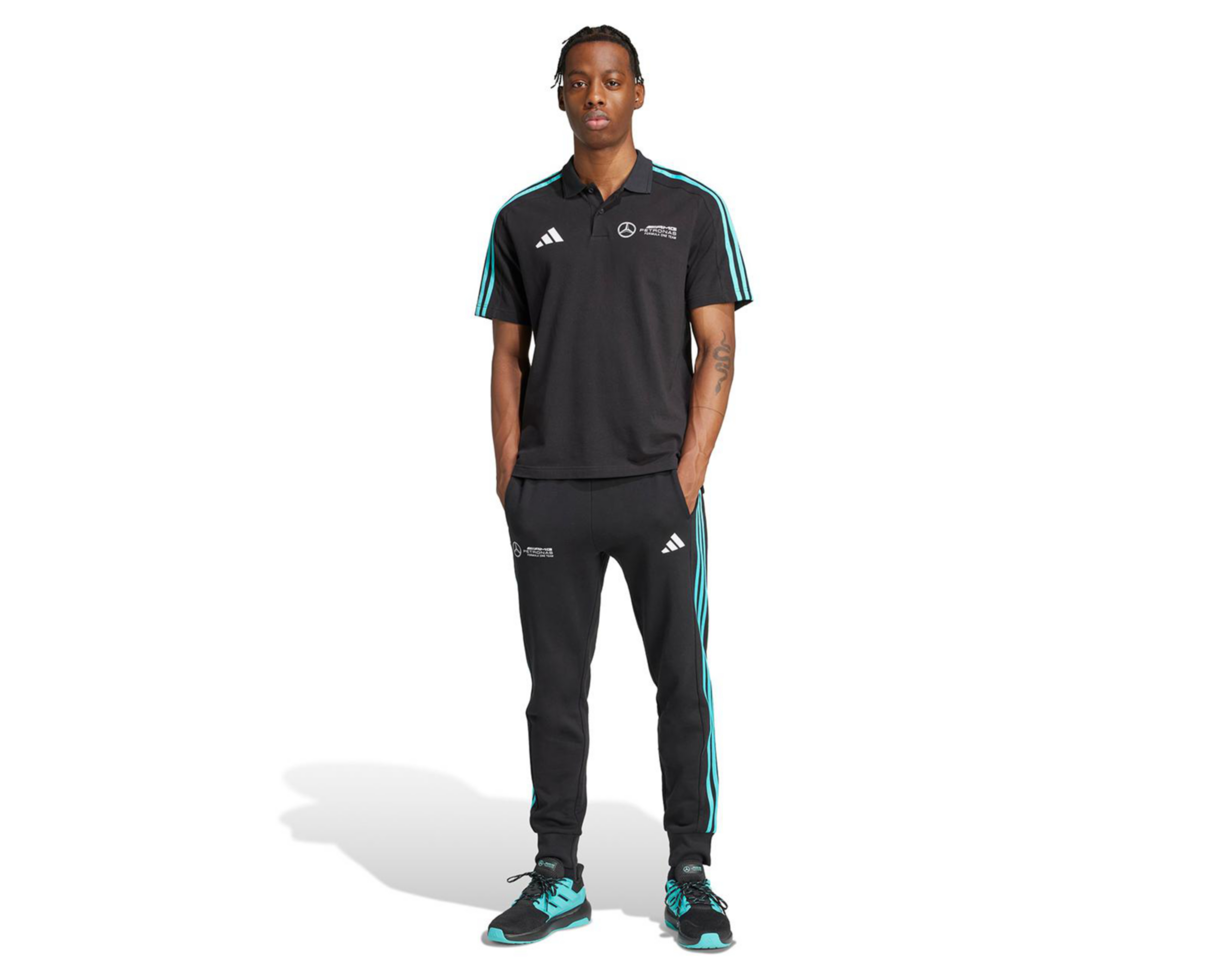 Foto 7 pulgar | Playera Deportiva Mercedes AMG Petronas Adidas Formula 1 para Hombre