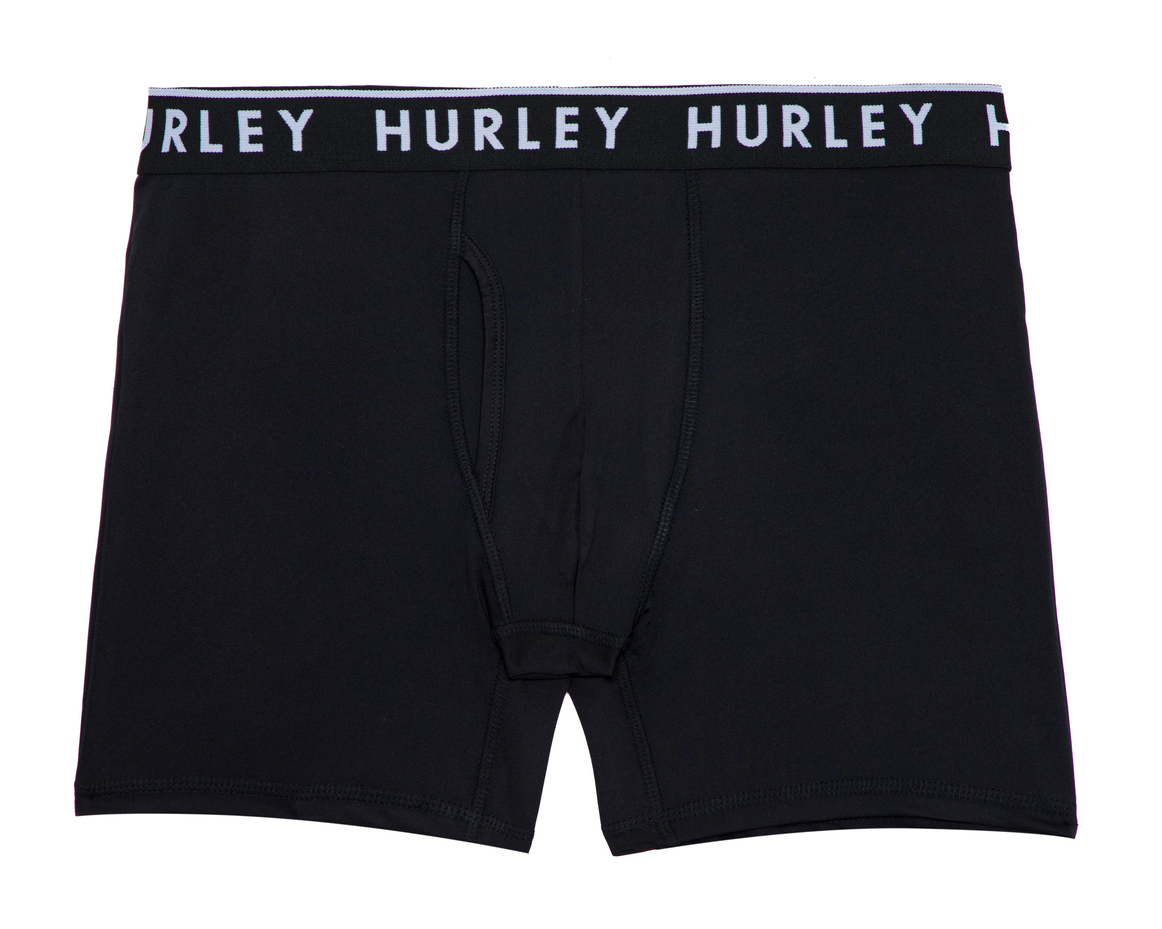 Foto 4 pulgar | Bóxer Largo Hurley para Hombre 4 Piezas