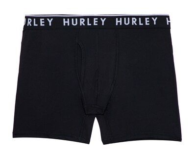 Foto 3 | Bóxer Largo Hurley para Hombre 4 Piezas