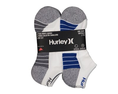 Foto 3 | Calcetines Deportivos Hurley para Hombre 6 Pares