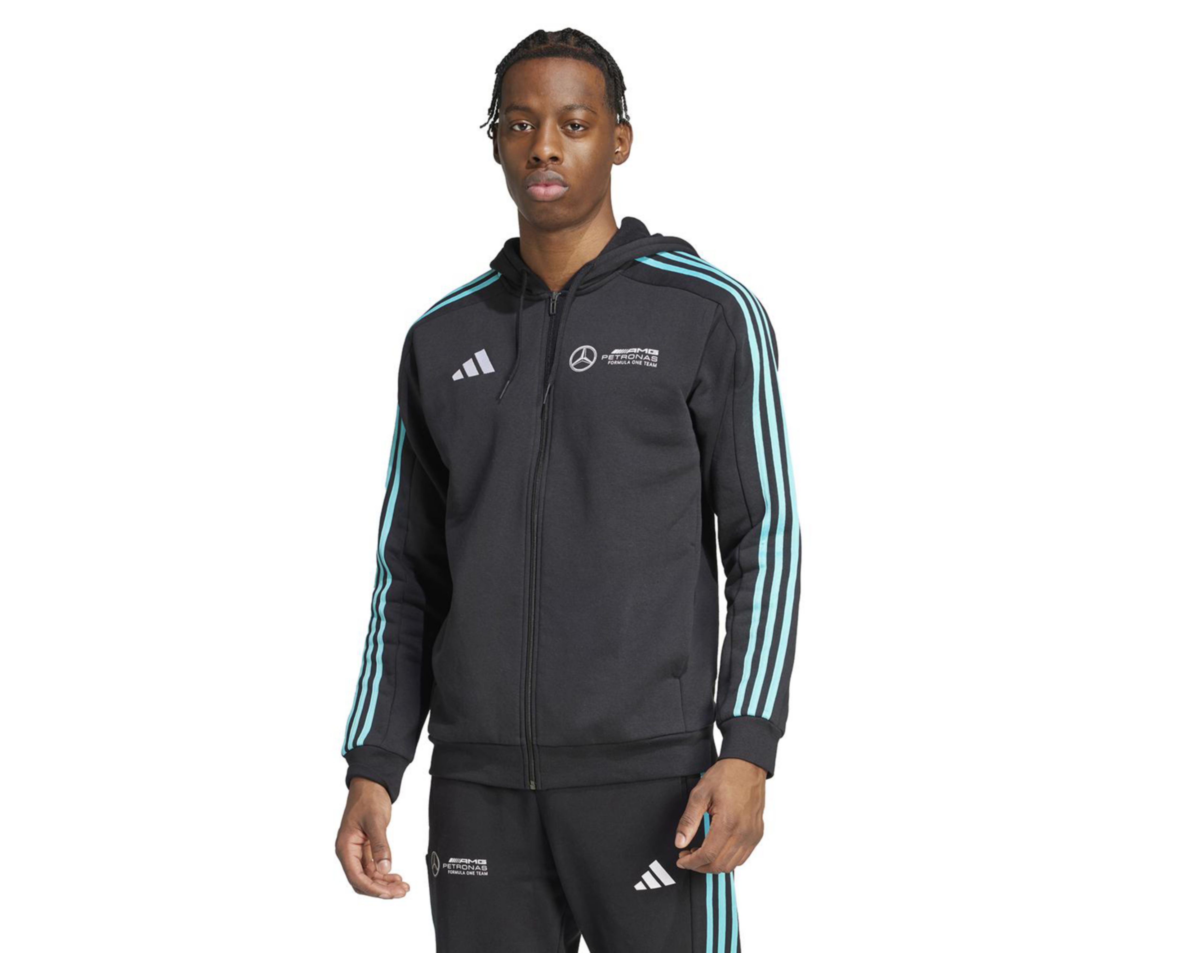 Foto 1 | Sudadera Deportiva Adidas ADN Mercedes AMG PETRONAS F1 para Hombre