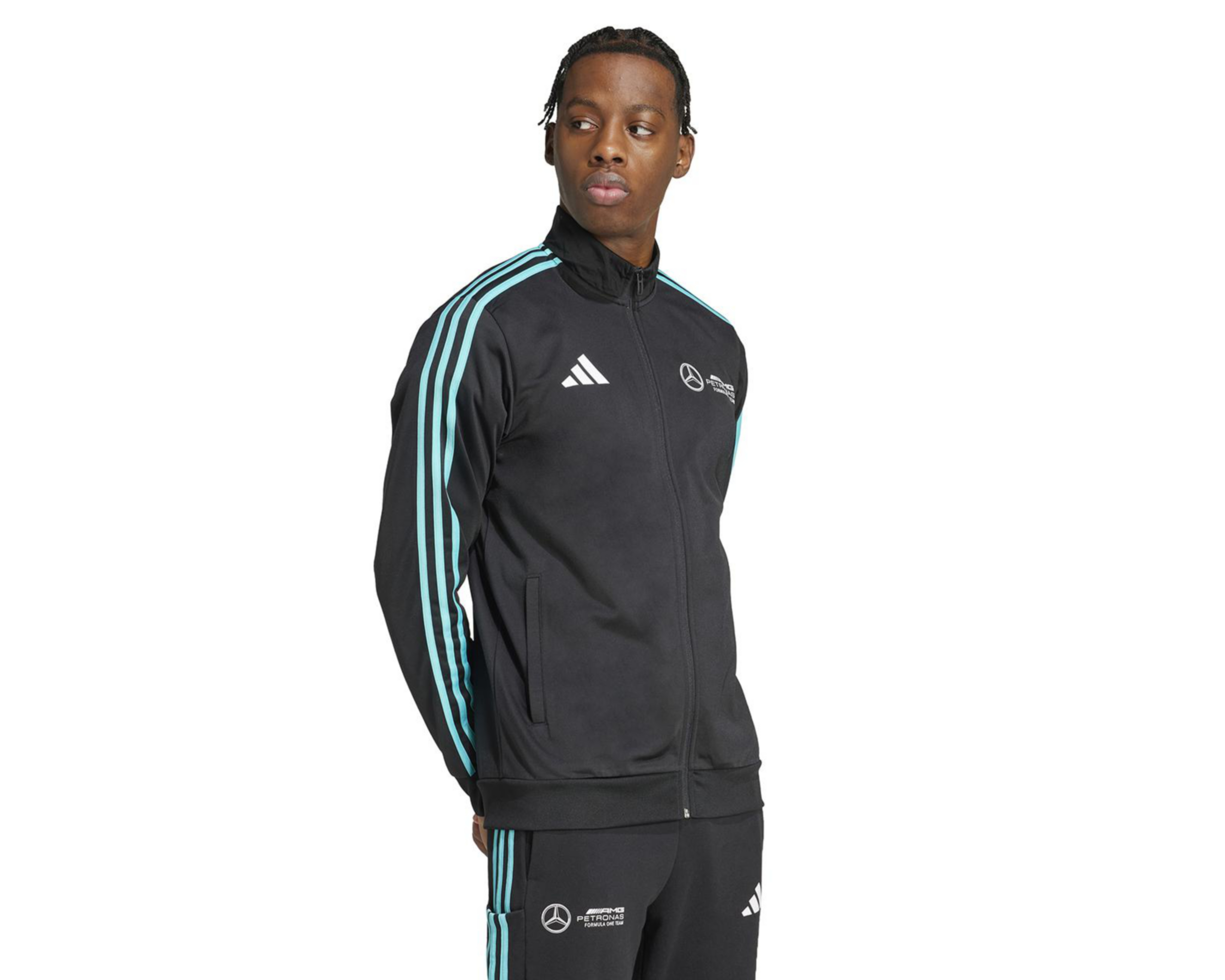 Foto 3 pulgar | Sudadera Deportiva Adidas ADN Mercedes AMG PETRONAS F1 Team para Hombre