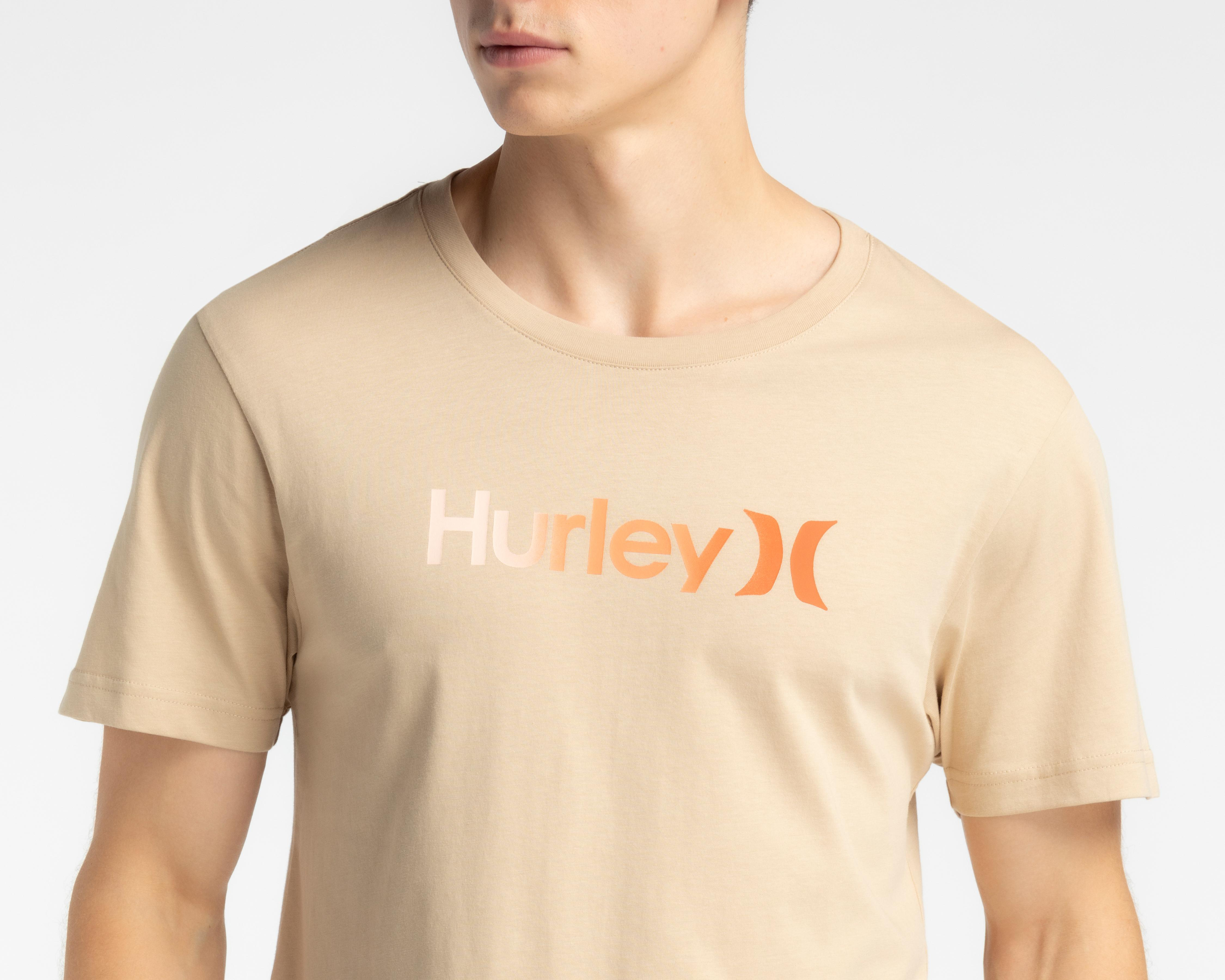 Foto 3 | Playera Hurley Cuello Redondo