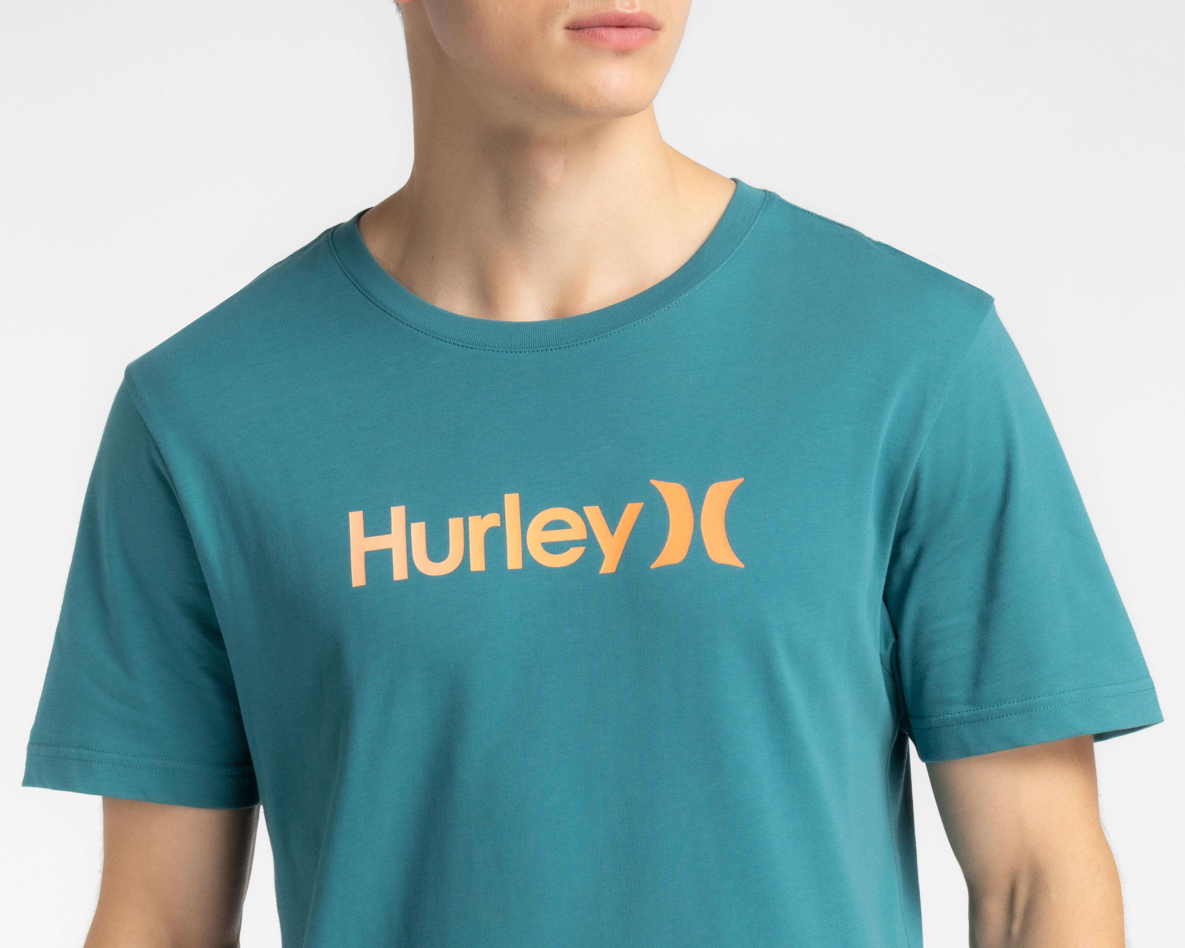 Foto 4 pulgar | Playera Hurley Cuello Redondo