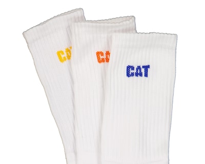 Foto 2 | Calcetas Largas Deportivas CAT para Hombre 3 Pares