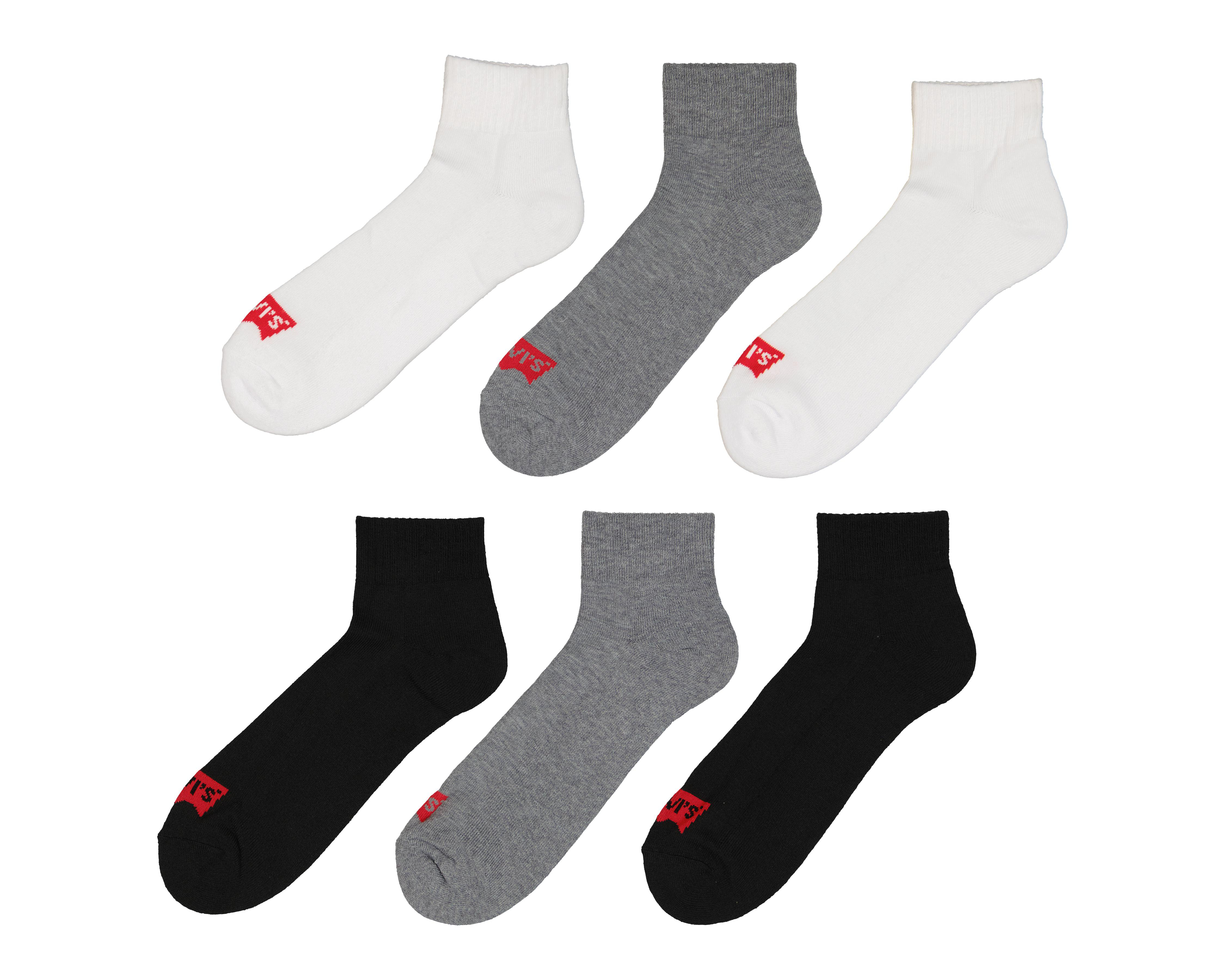 Foto 2 pulgar | Calcetines Deportivos Levi's para Hombre 6 Pares