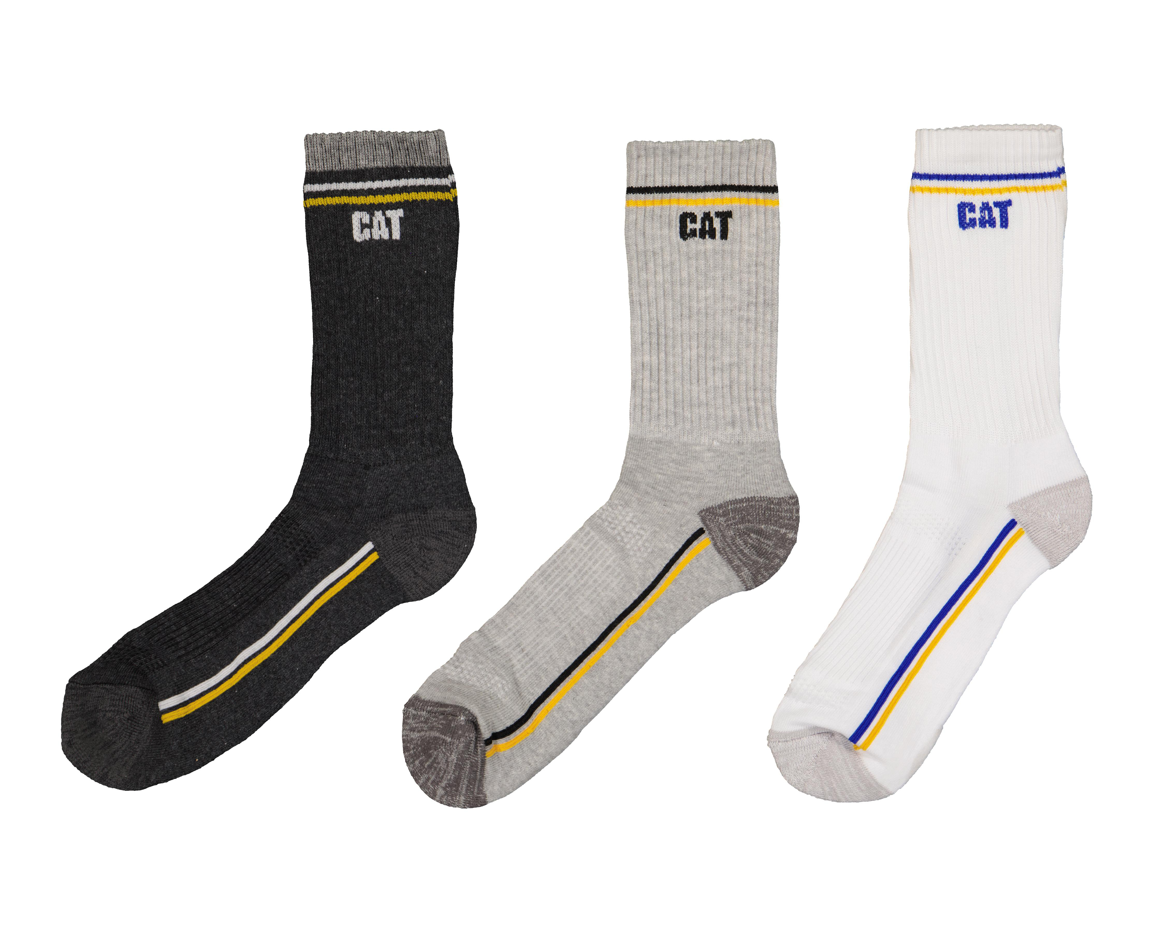 Foto 2 pulgar | Calcetas Largas Deportivas CAT para Hombre 3 Pares