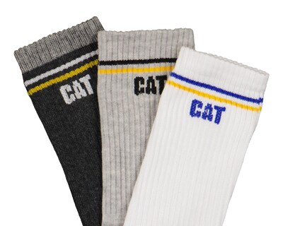 Foto 2 | Calcetas Largas Deportivas CAT para Hombre 3 Pares