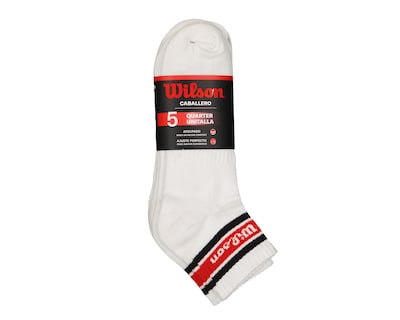Foto 4 | Calcetas Deportivas Wilson para Hombre 5 Pares