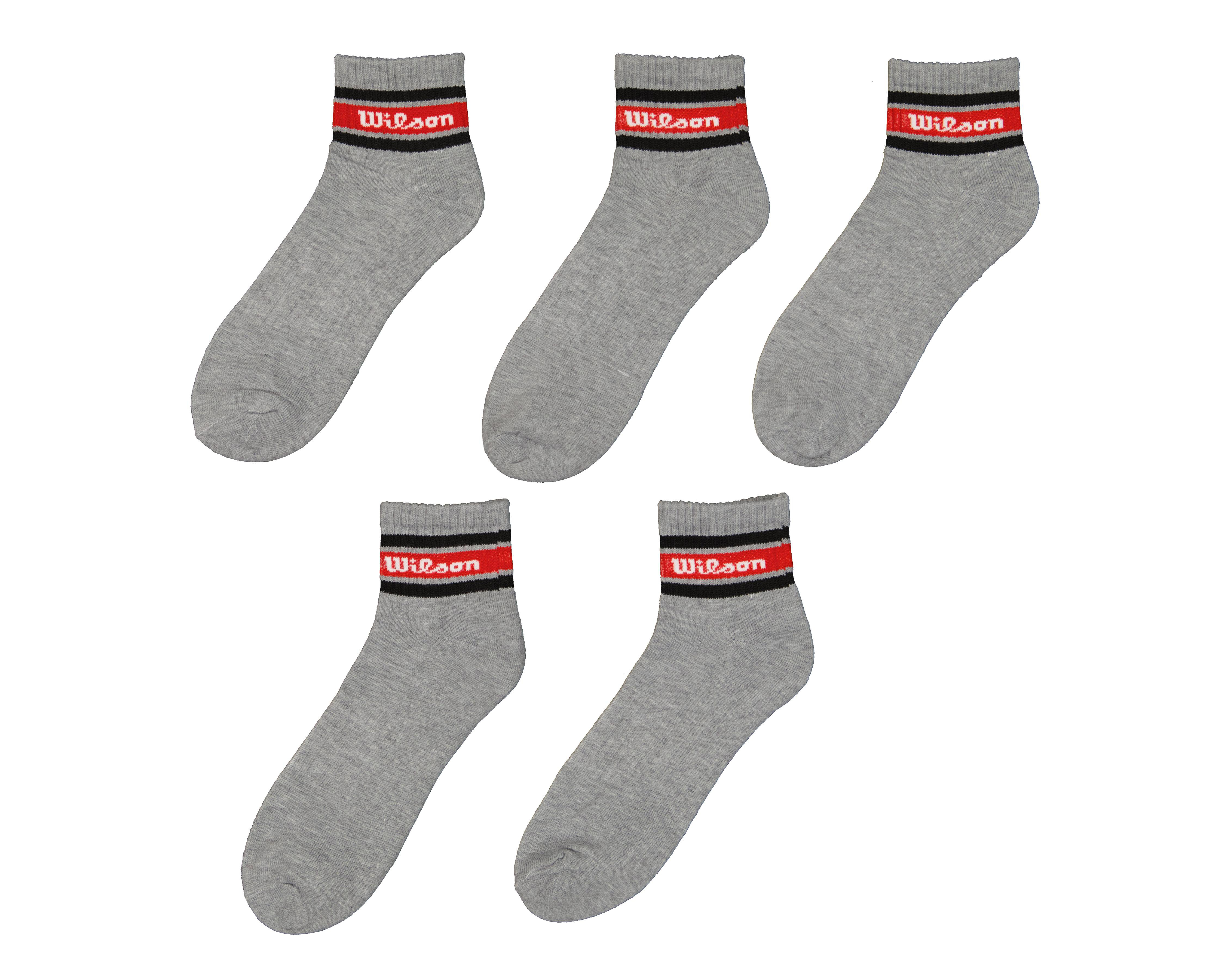 Foto 1 | Calcetas Deportivas Wilson para Hombre 5 Pares