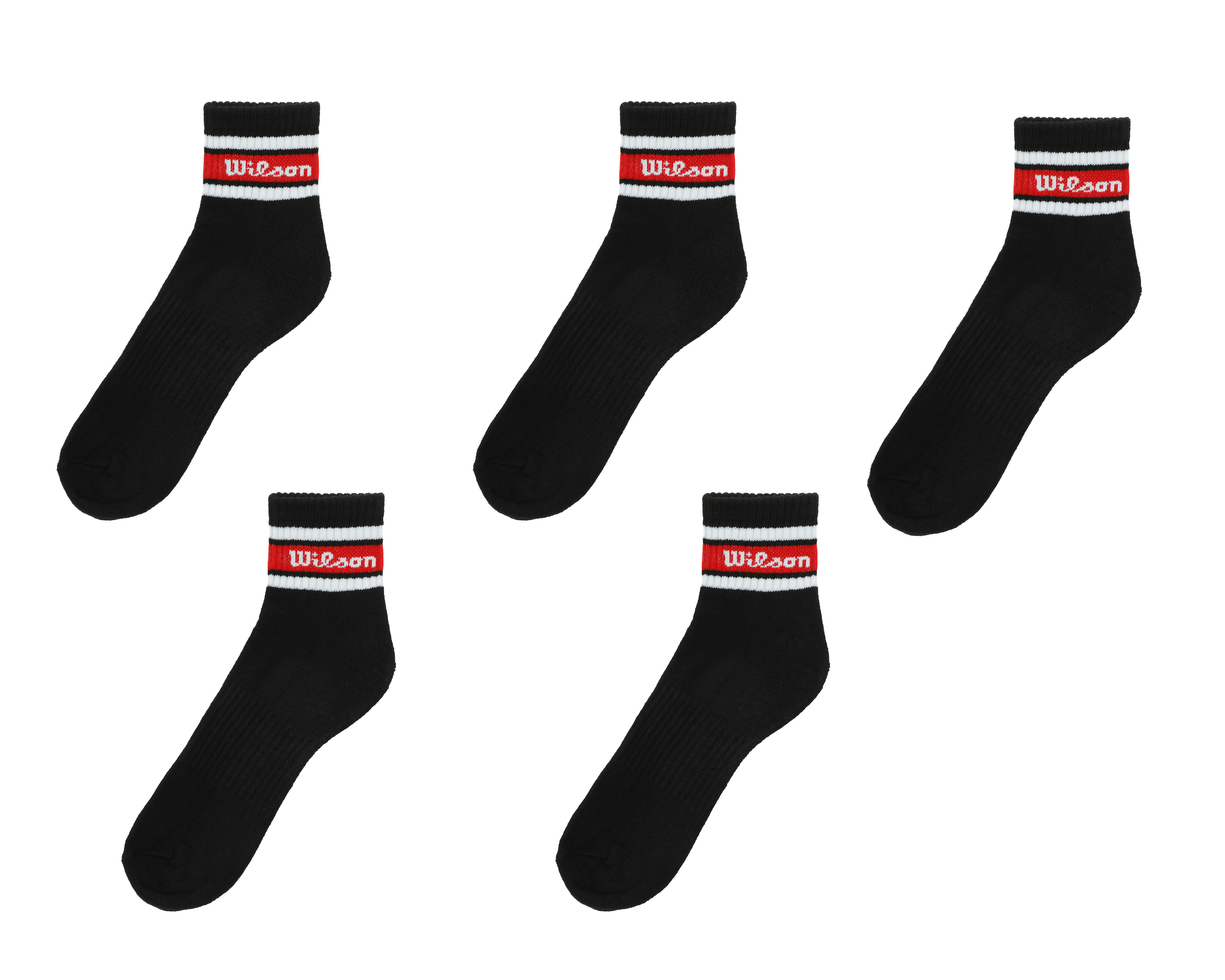 Calcetas Deportivas Wilson para Hombre 5 Pares $119