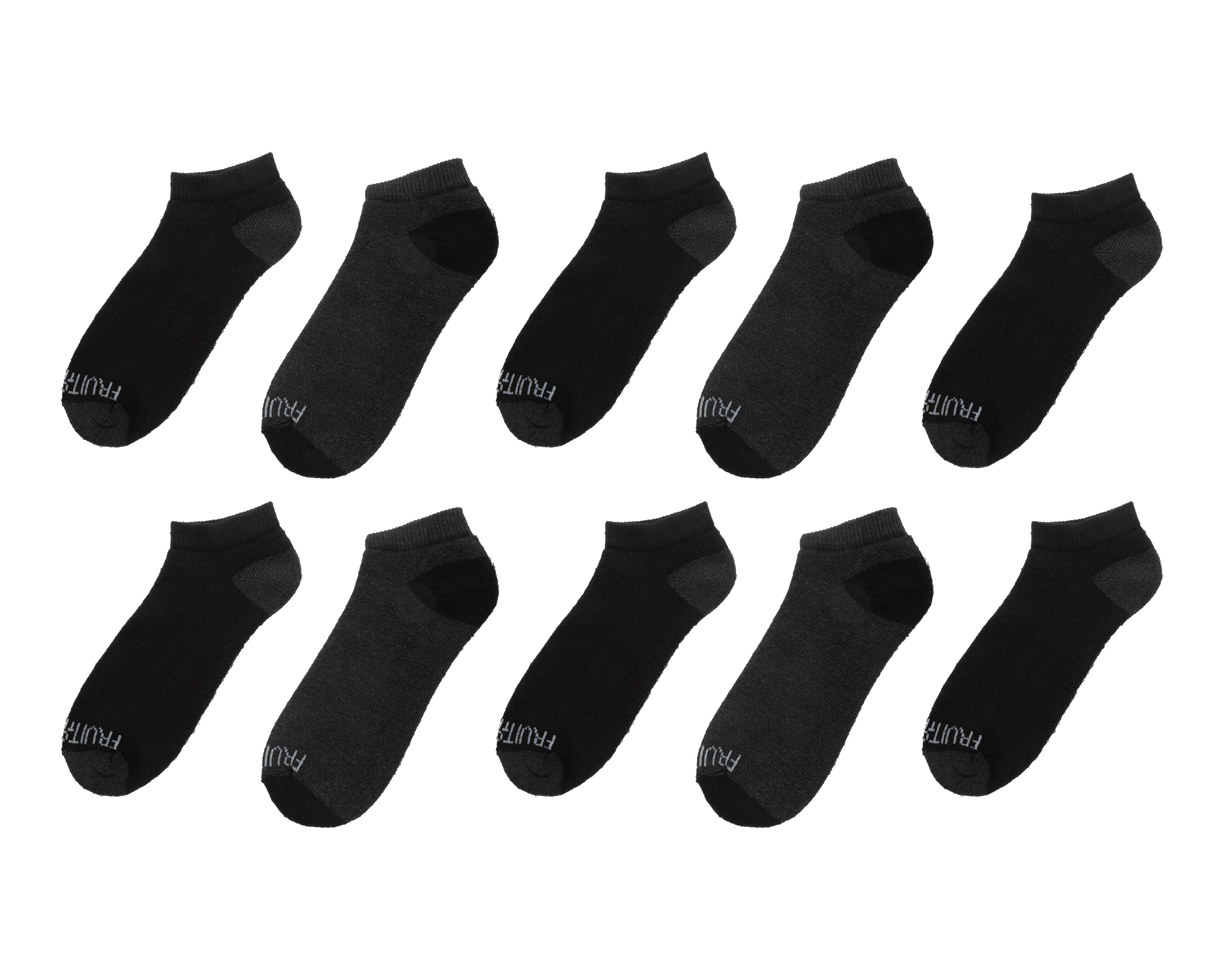 Foto 2 pulgar | Calcetas Deportivas Fruit Of The Loom para Hombre 10 Pares