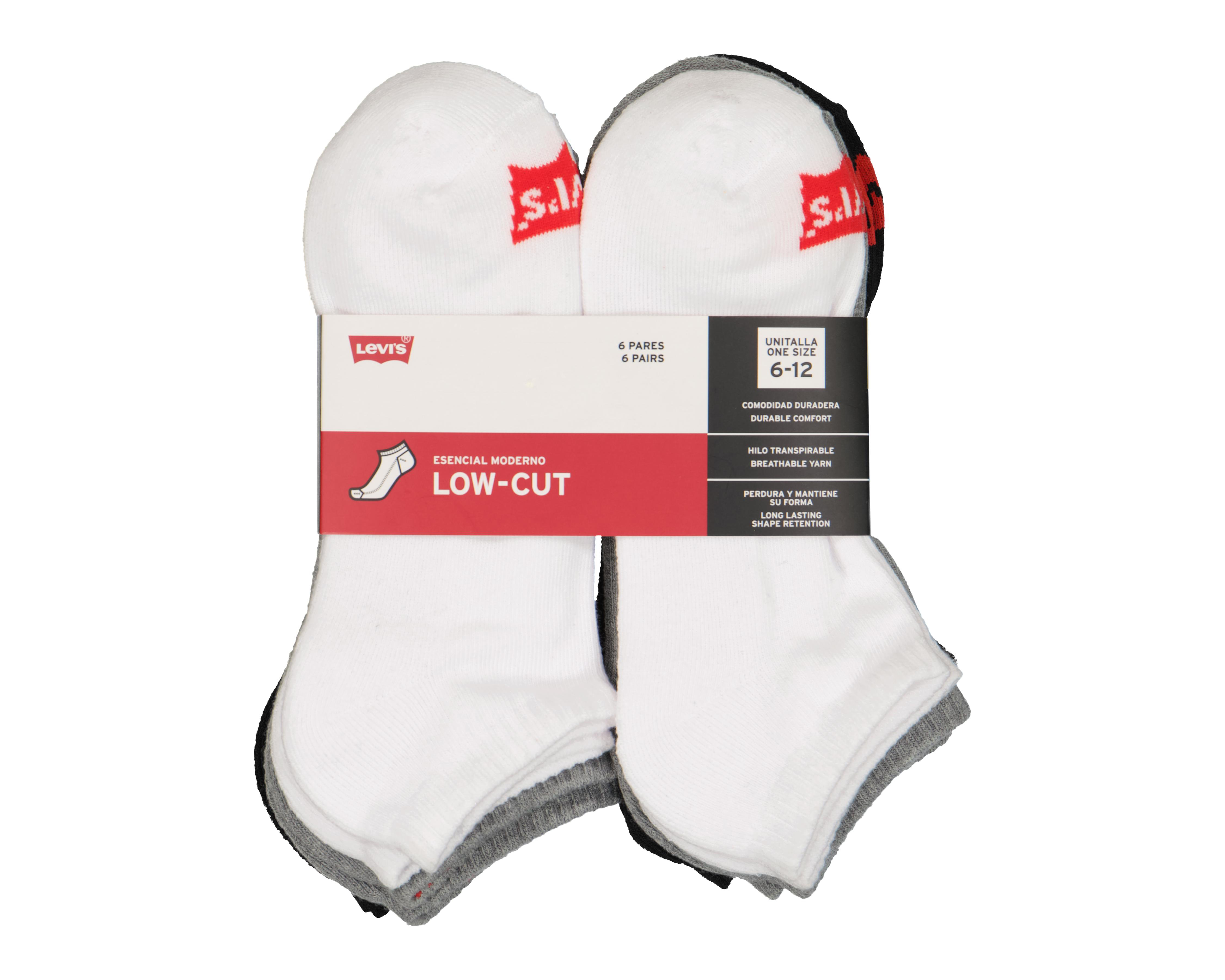 Foto 4 pulgar | Calcetas Deportivas Levi's para Hombre 6 Pares