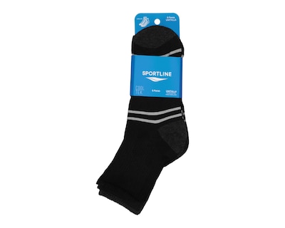 Foto 3 | Calcetas Deportivas Sportline Cool Tek para Hombre 6 Pares
