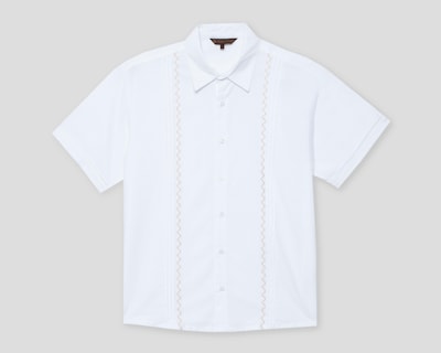 Foto 1 | Camisa Casual Porto Sur Regular Fit Blanca para Hombre