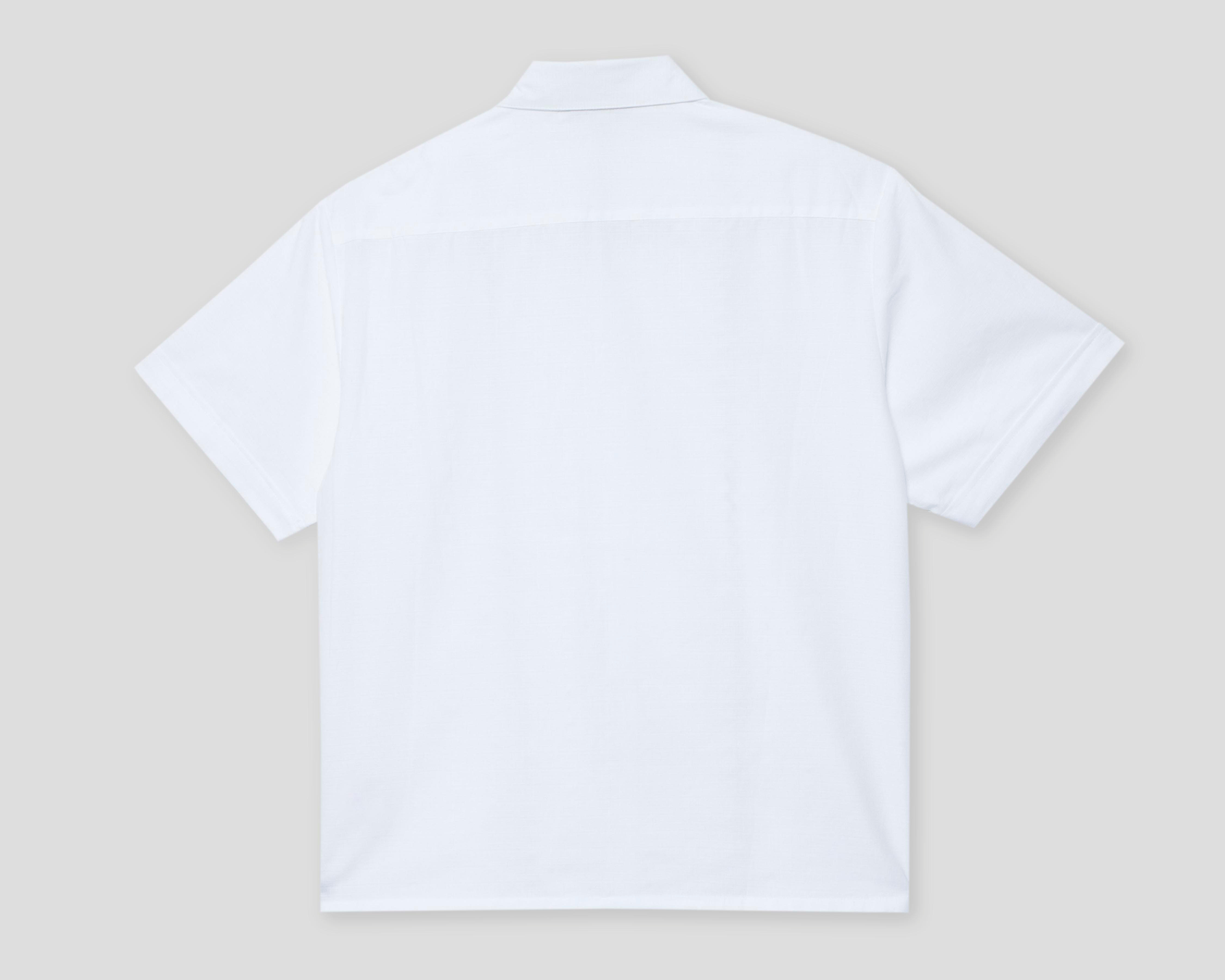 Foto 3 pulgar | Camisa Casual Porto Sur Regular Fit Blanca para Hombre